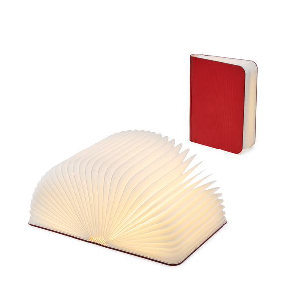 Lumio Lito Fabric MoMA ルミオブックライト Lumio Book Lamp - Vibrant Red – MoMA Design Store