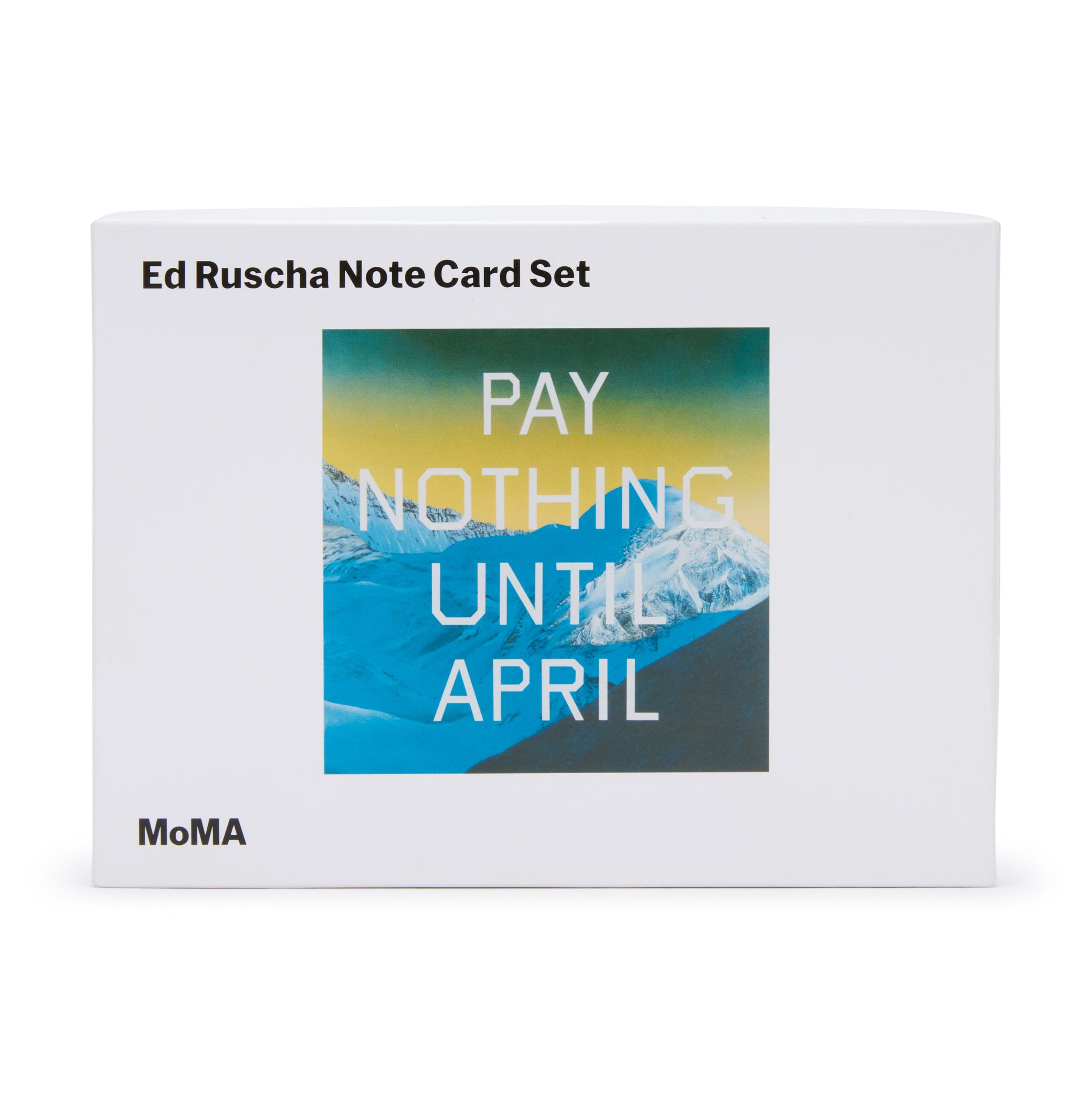 Ed Ruscha Note Cards - Set of 8 – MoMA Design Store