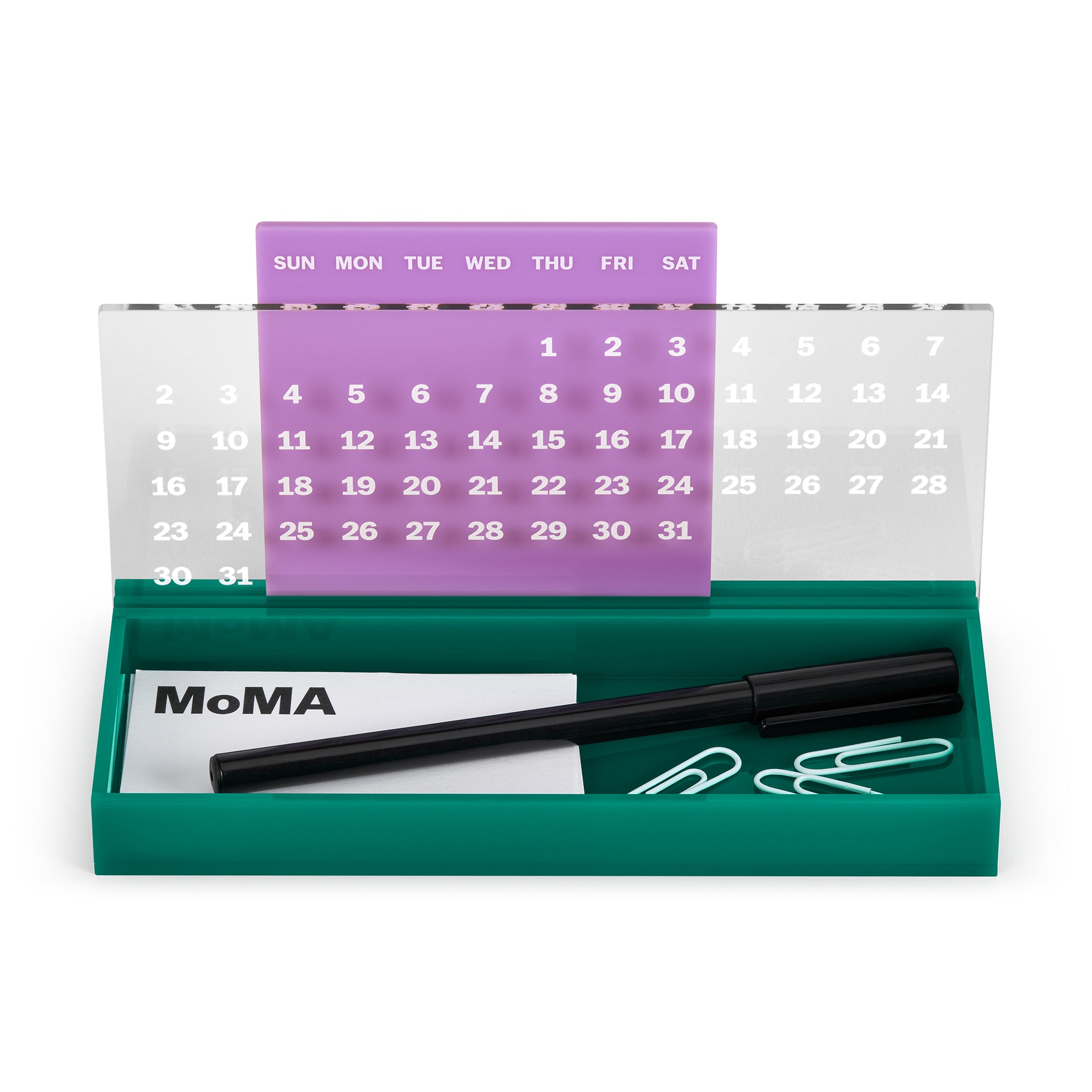 MoMA Colorplay Perpetual Calendar and Organizer - Pink – MoMA