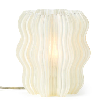Mini Wavy Recycled Plastic Table Lamp