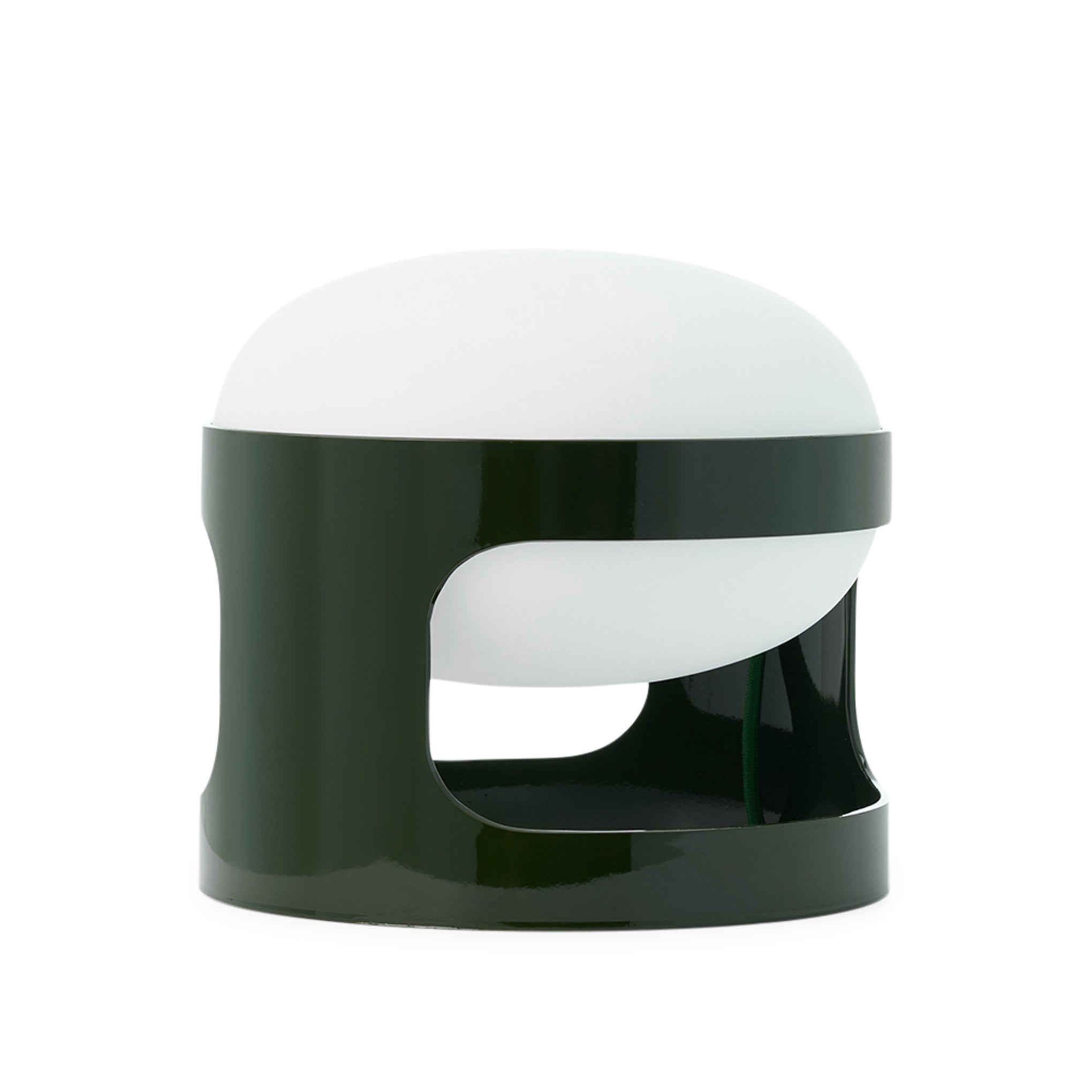 Joe Colombo KD28 Stacking Table Lamp from Kartell - Forest Green