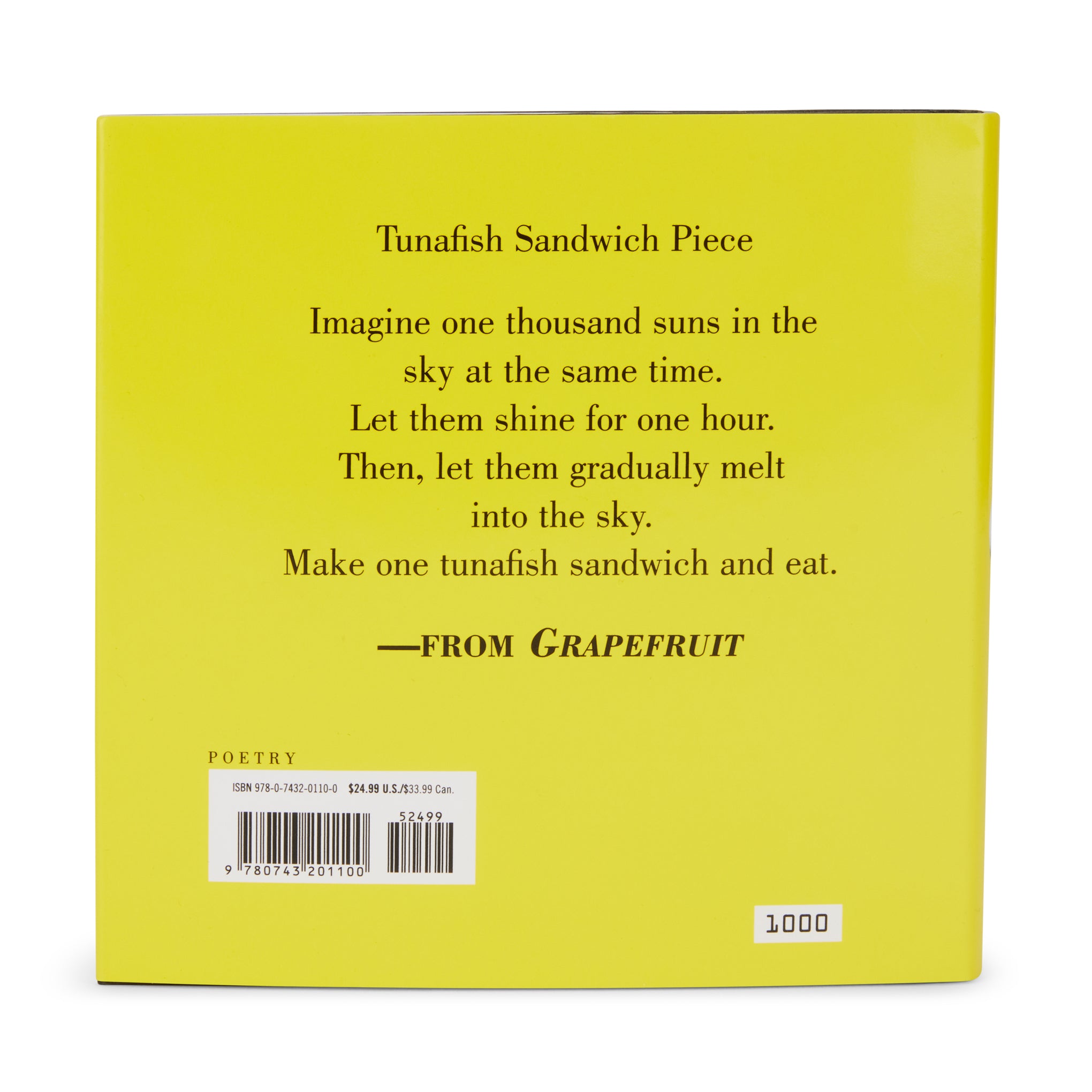 Grapefruit: A Book of Instructions and Drawings by Yoko Ono – MoMA