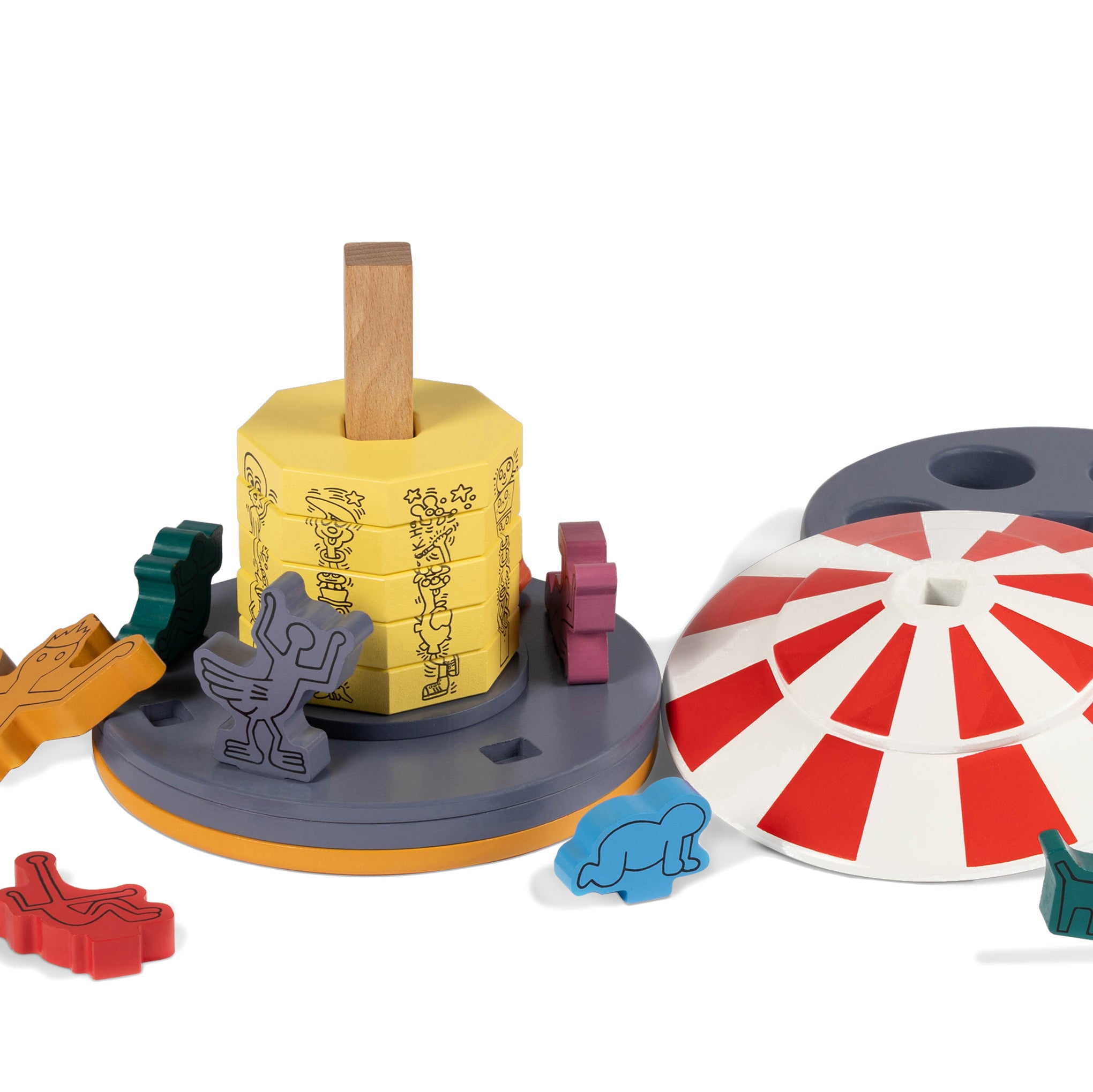 Luna Luna Keith Haring Carousel Toy – MoMA Design Store