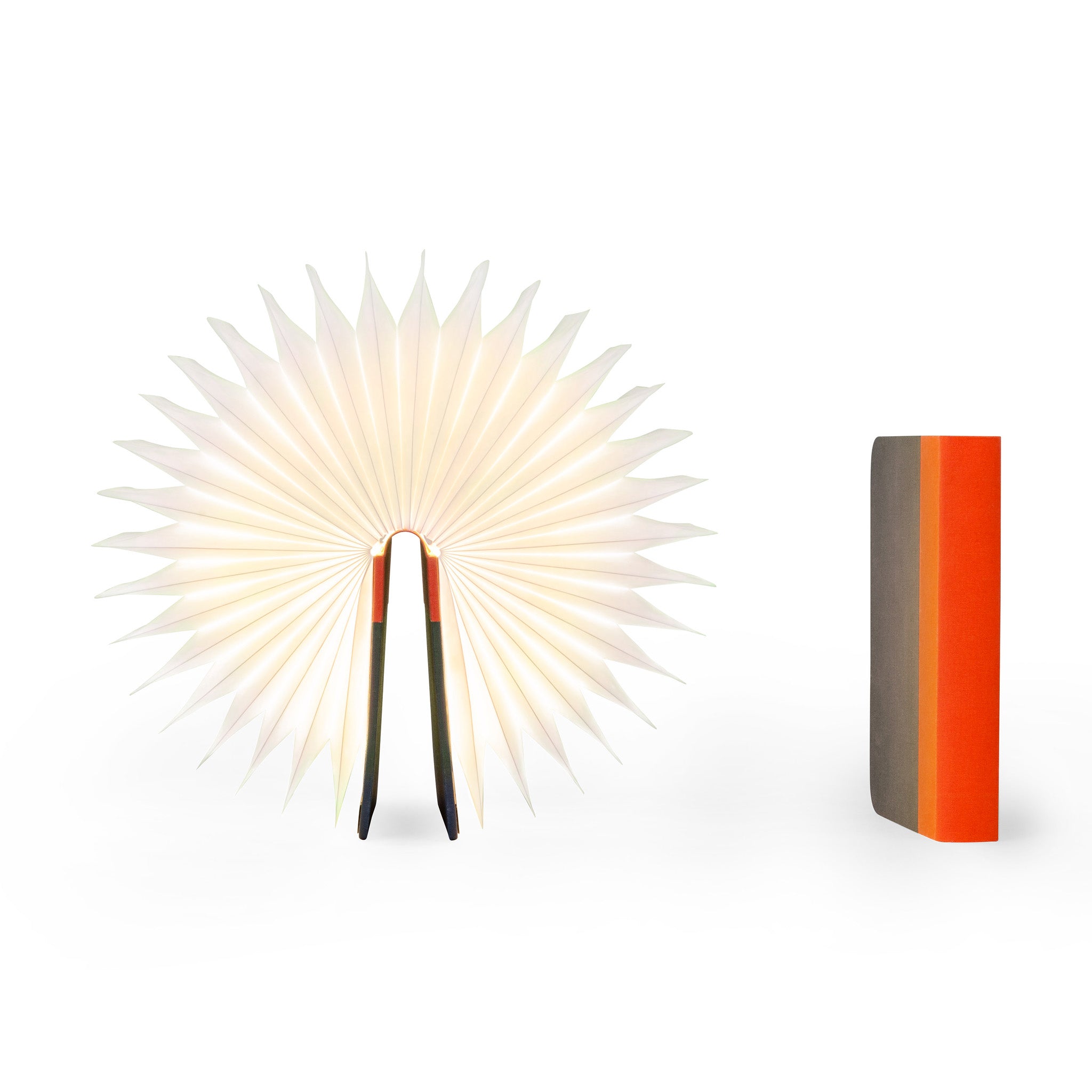 Lumio Book Lamp - Orange/ Green – MoMA Design Store