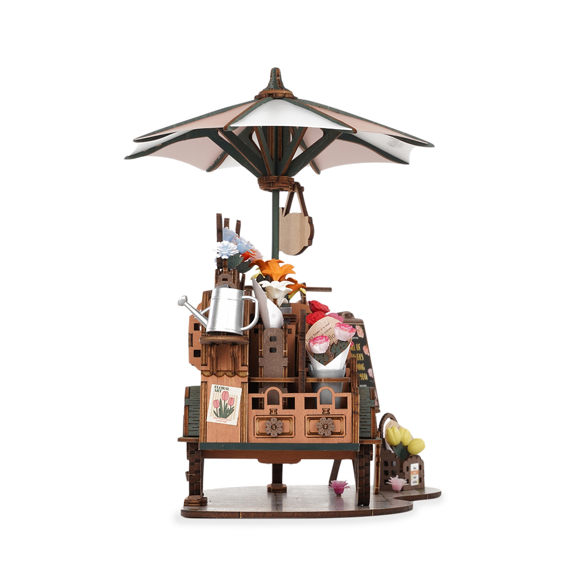 Rolife DIY Blossom Cart 3D Puzzle – MoMA Design Store