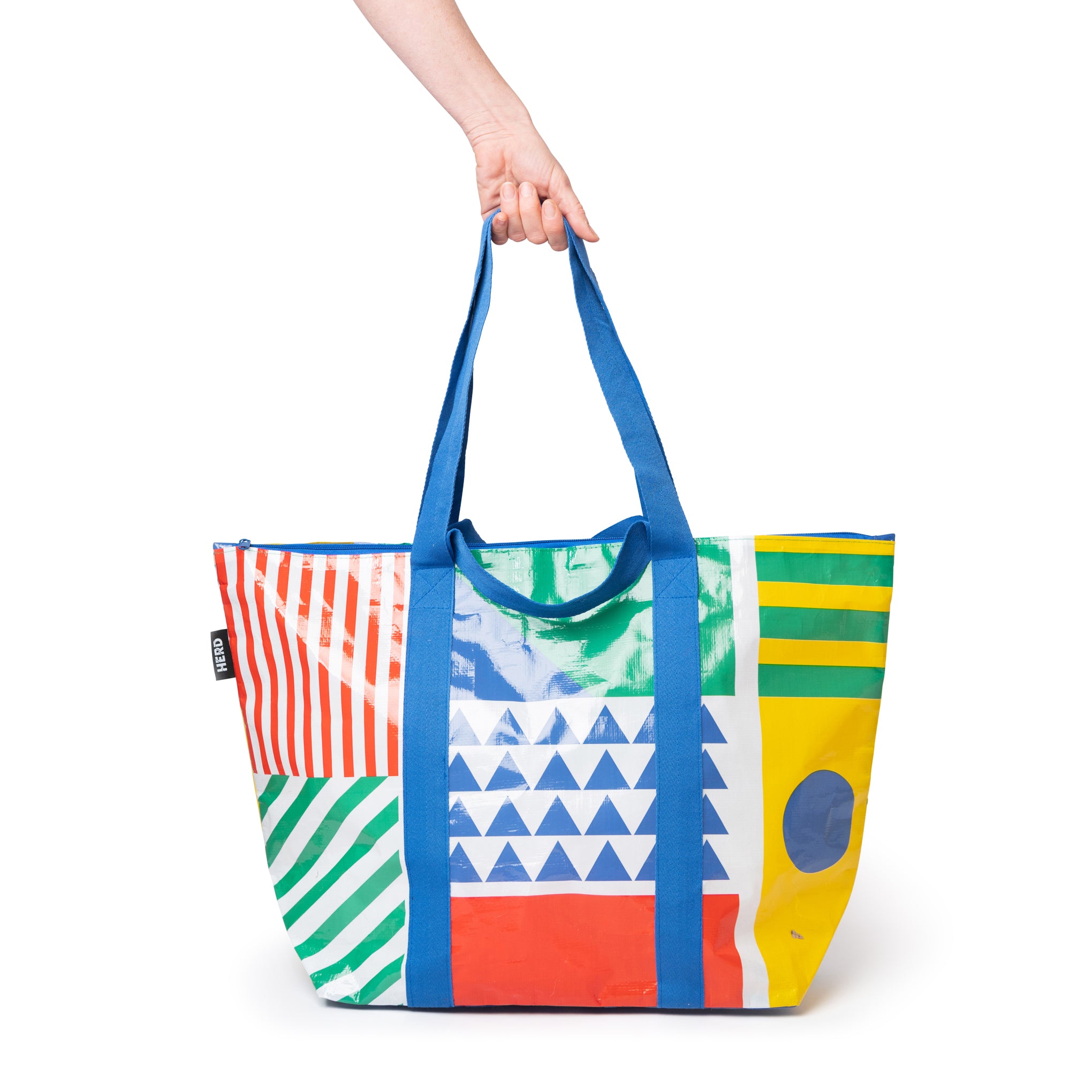 Herd Recycled Plastic Zipper Tote Bag - Memphis/Multi – MoMA Design Store