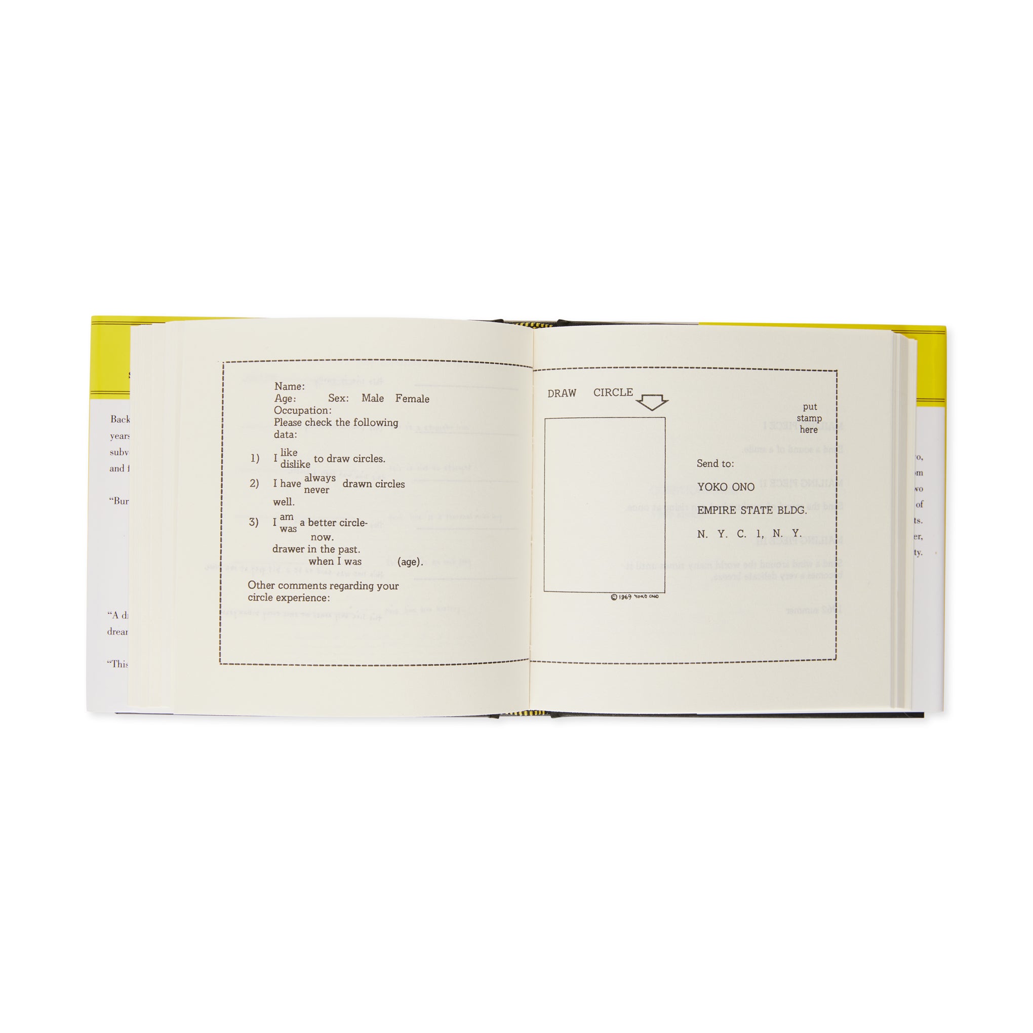 Grapefruit: A Book of Instructions and Drawings by Yoko Ono – MoMA