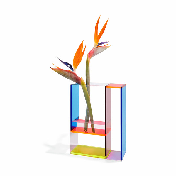 MoMA Neon Mondriベース Mondri Vase - Neon – MoMA Design Store