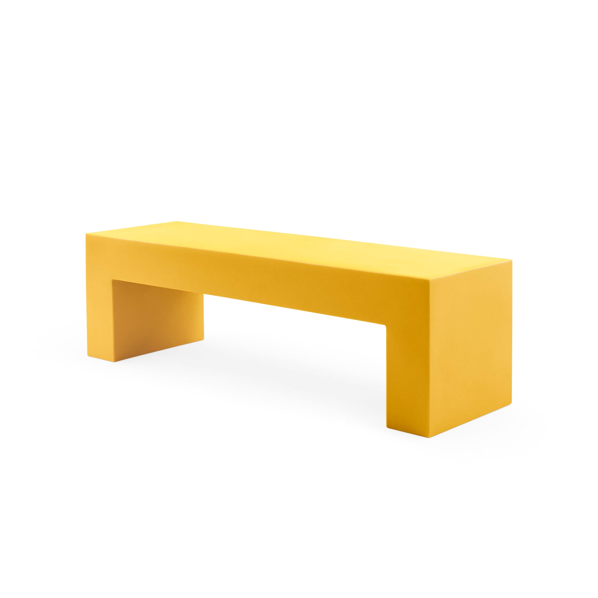 Vignelli Bench from Heller - Yellow – MoMA Design Store
