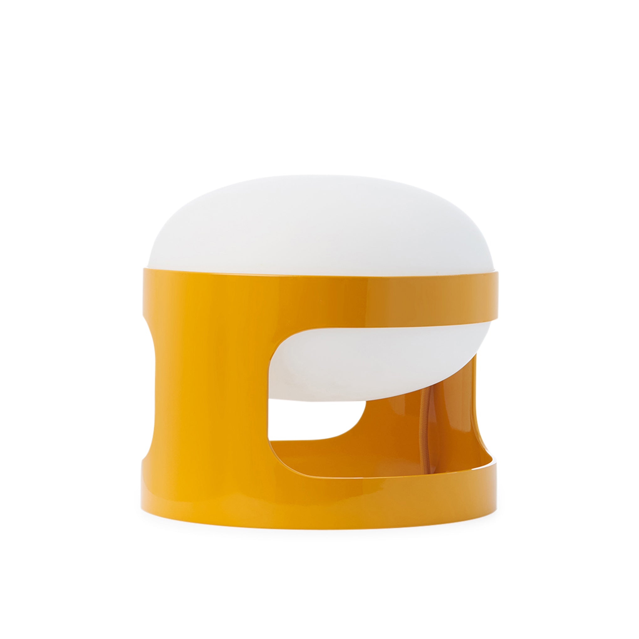 Joe Colombo KD28 Stacking Table Lamp from Kartell - Mustard – MoMA