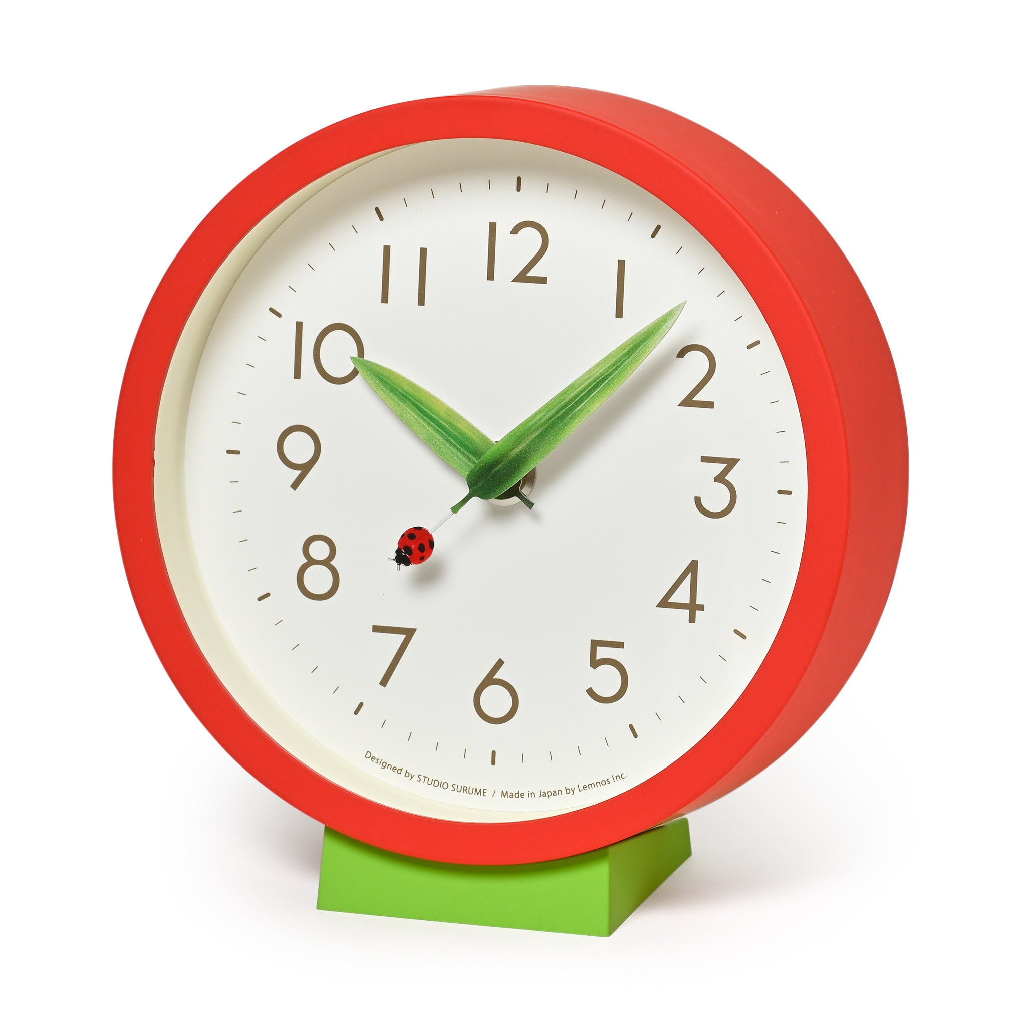Perch Desk Clock - Red – MoMA Design Store