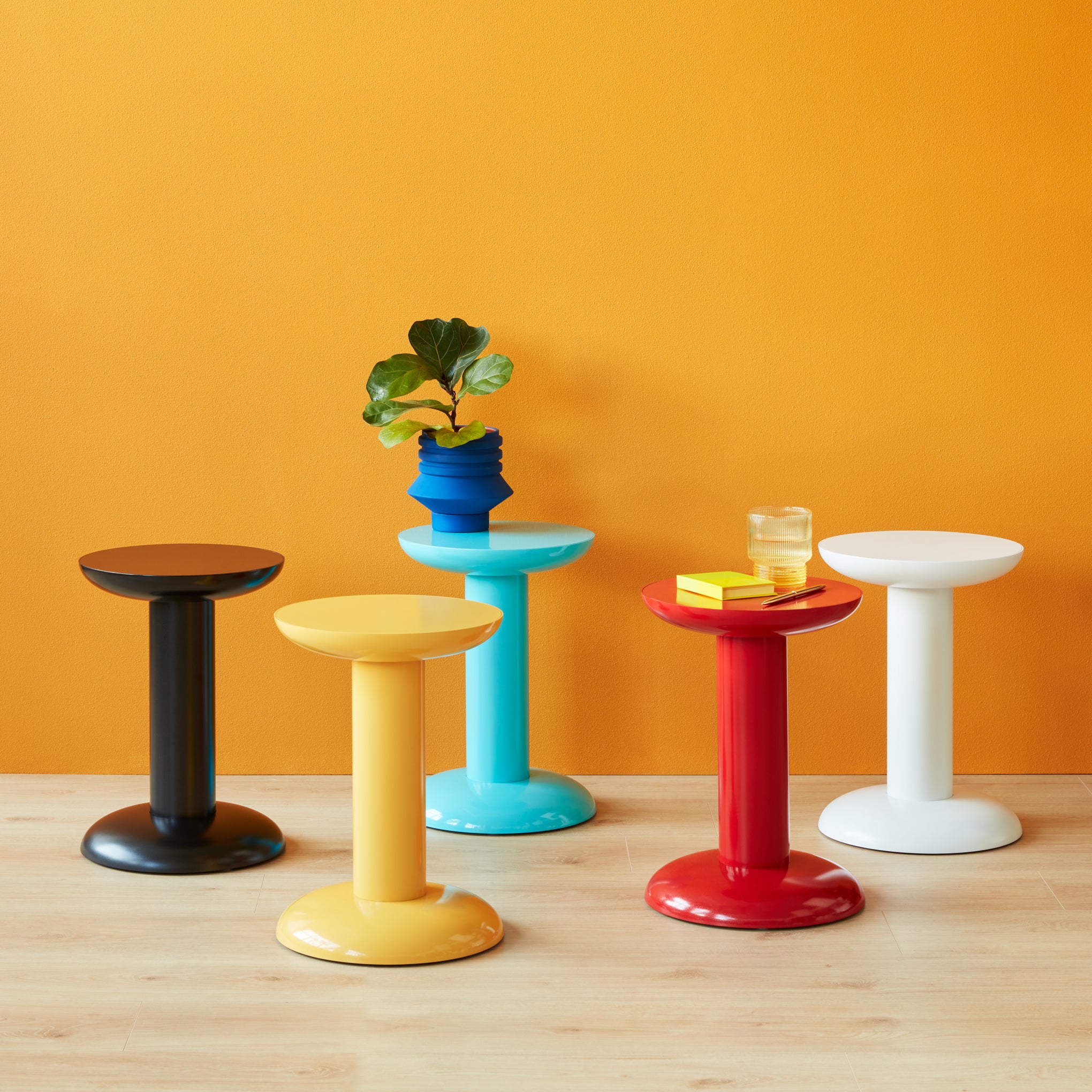 Raawii Recycled Aluminum Thing Stool by George Sowden - Black – MoMA ...