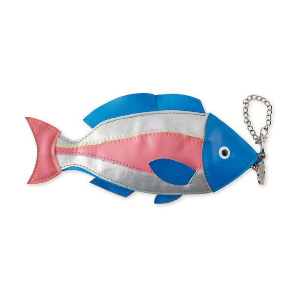 Fish Zip Pouch - Blue/ Pink – MoMA Design Store