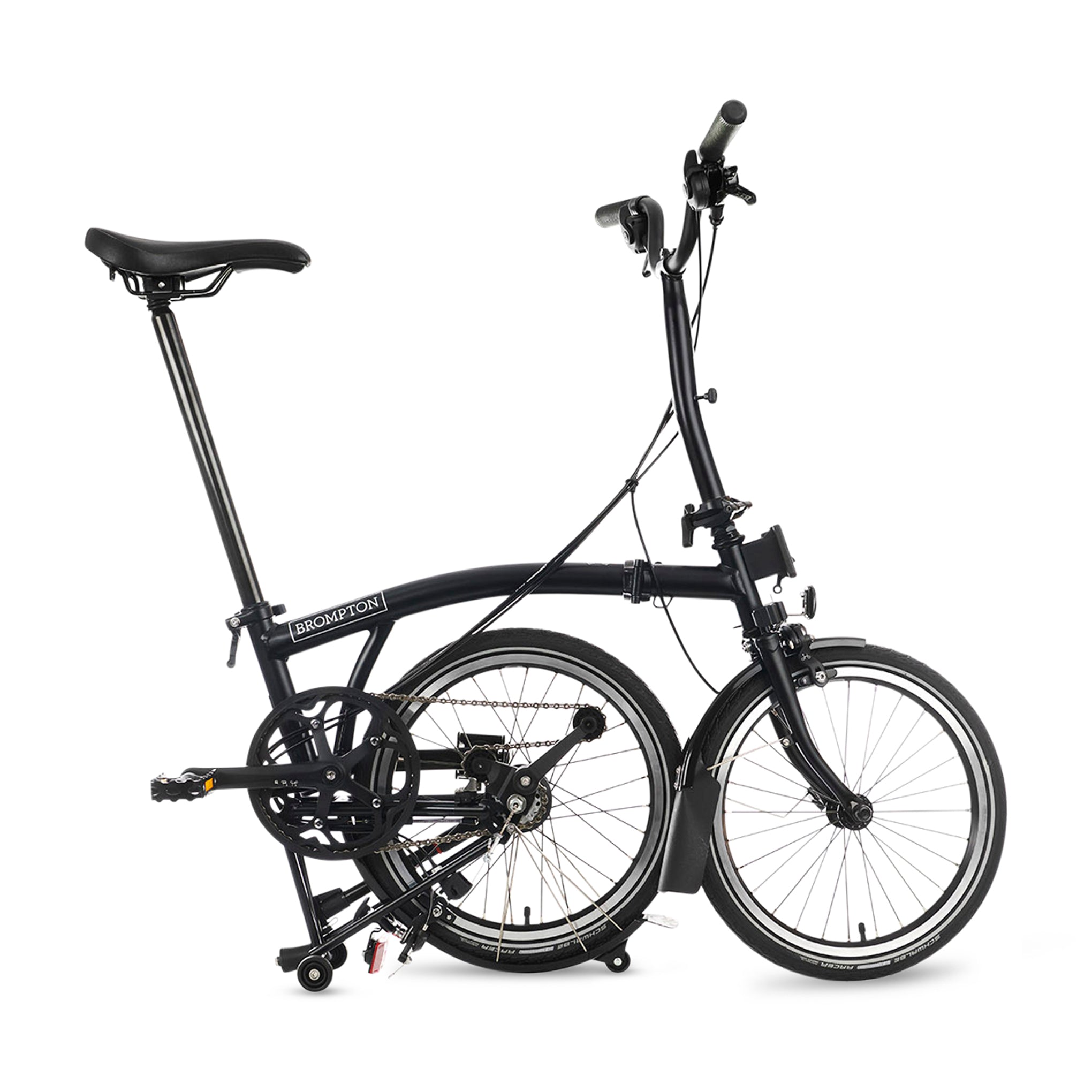 Brompton C-Line Explore Folding Bike - Black – MoMA Design Store