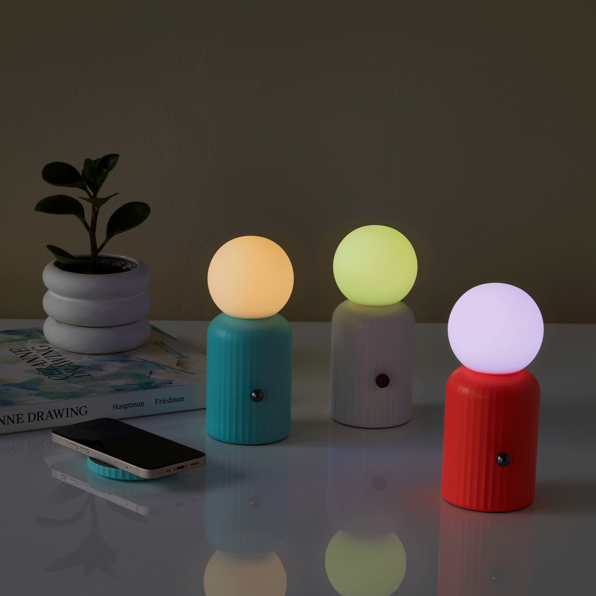 Skittle Portable Lamp - Mint – MoMA Design Store