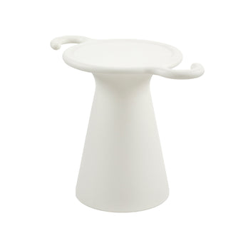 SOS Side Table Stool from Heller - White