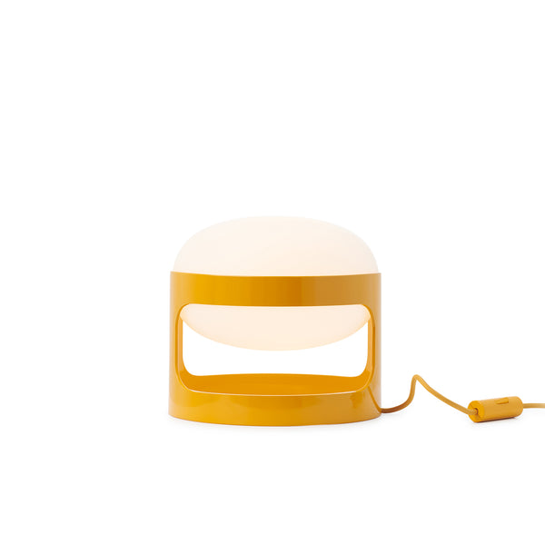 Joe Colombo KD28 Stacking Table Lamp from Kartell - Mustard – MoMA