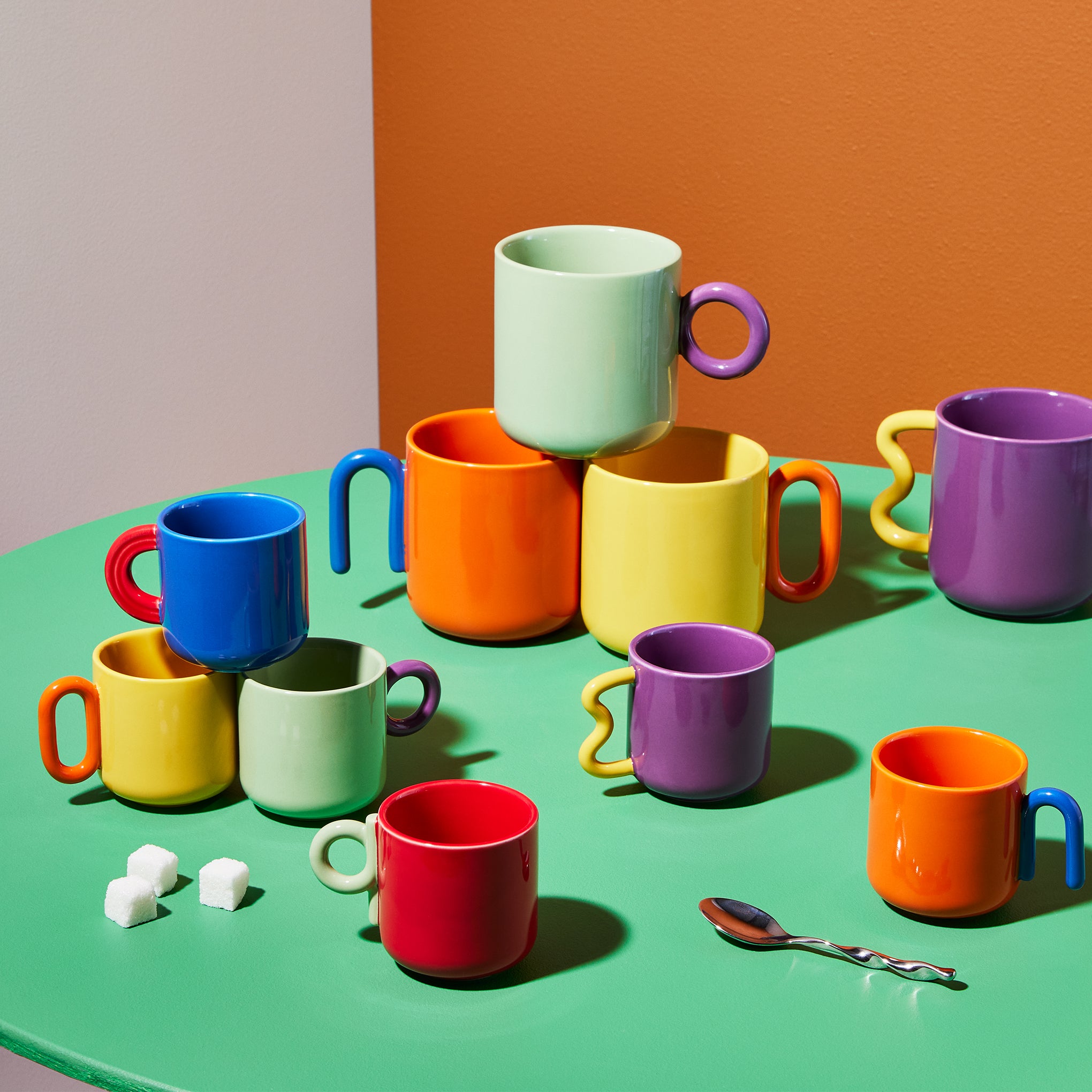 Creative Porcelain Mugs & Espresso Cups - Coffee Mug Set of 4 – MoMA Design  Store
