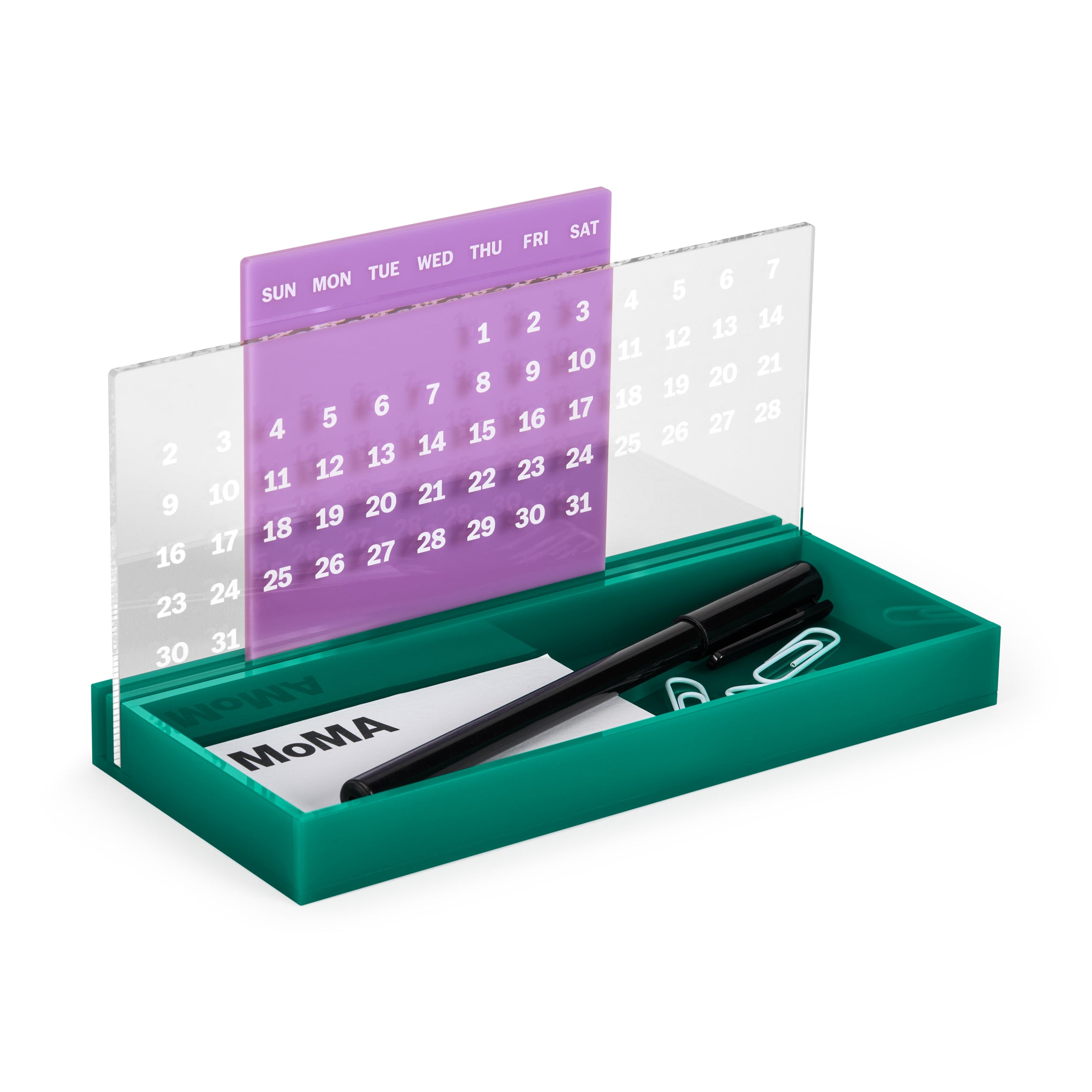 MoMA Colorplay Perpetual Calendar and Organizer - Pink – MoMA