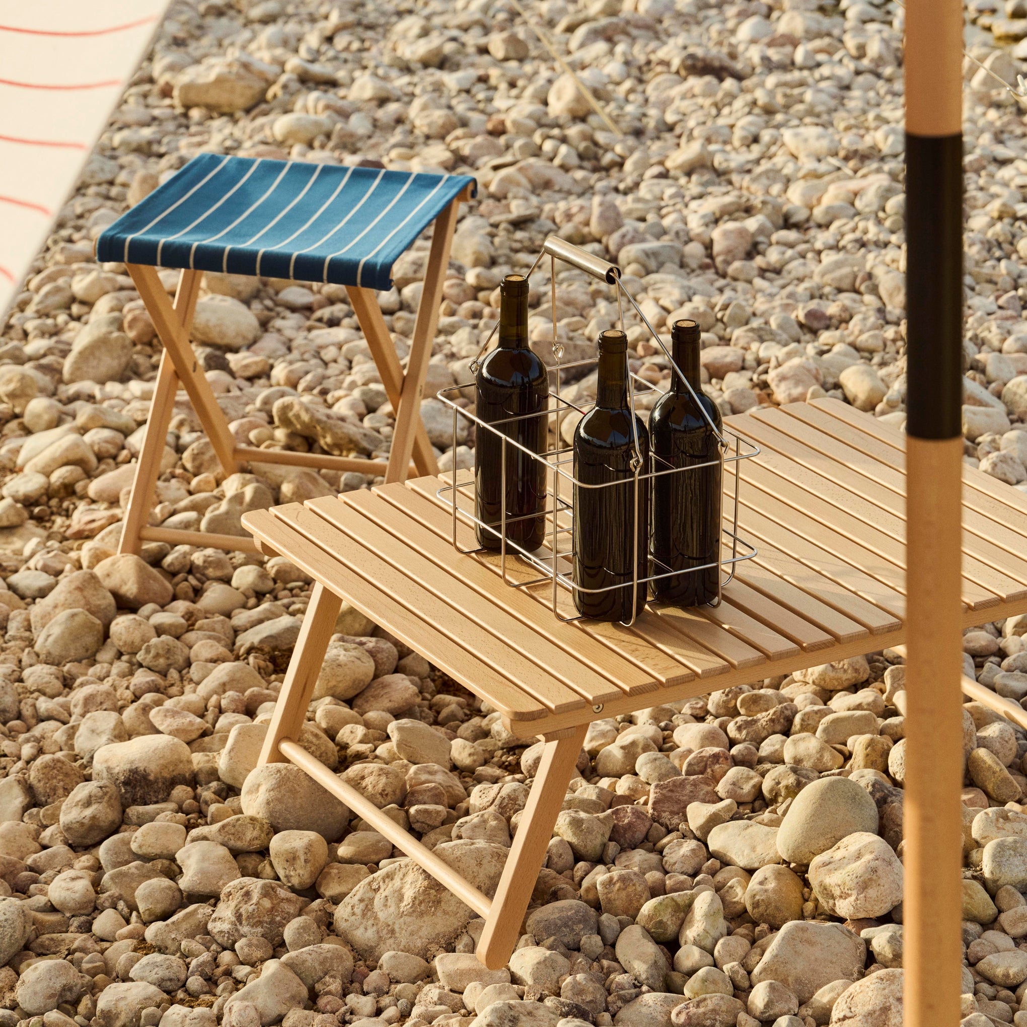 HAY Outdoor Market by Jasper Morrison Shop Folding Table - Large