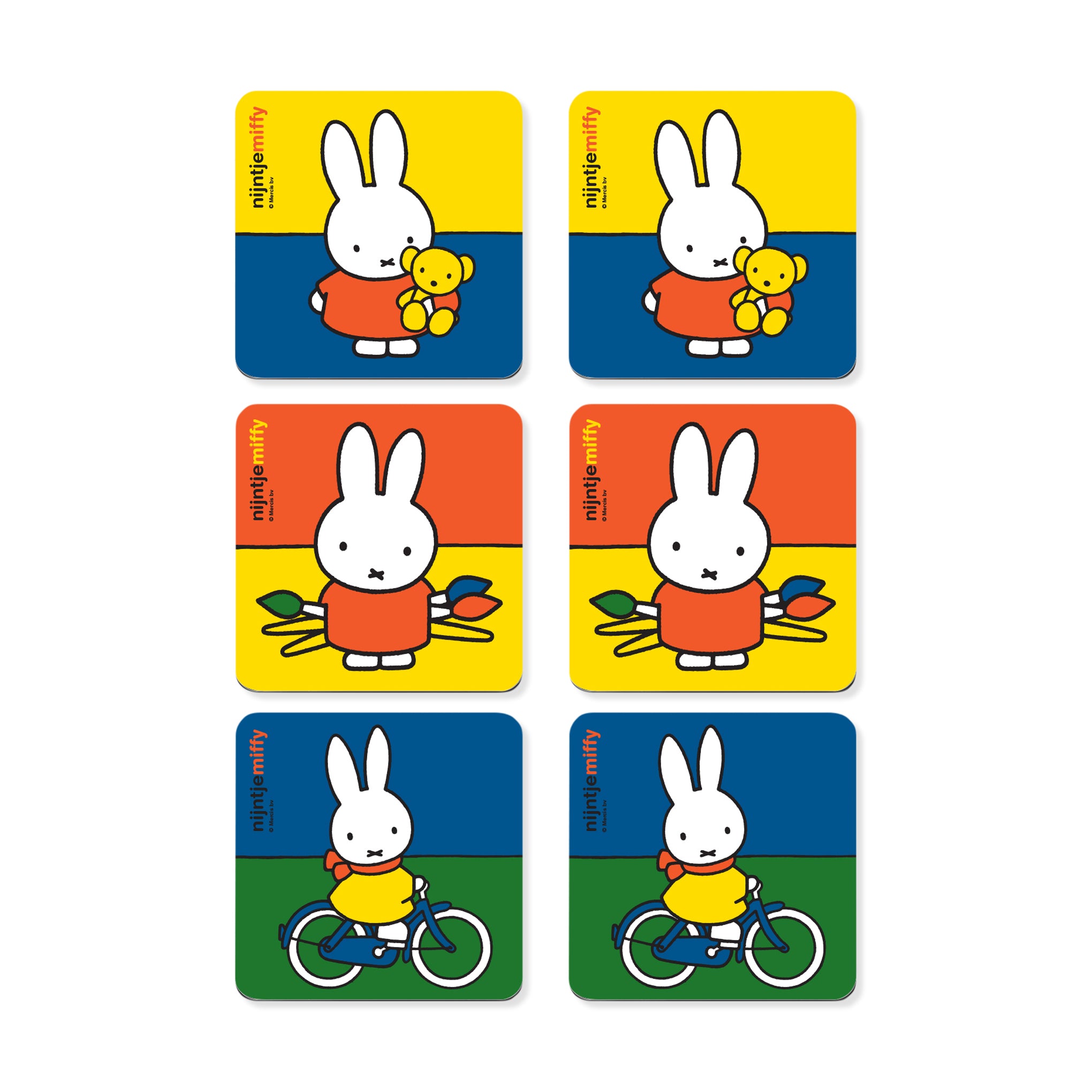 Miffy Coasters - Set of 6