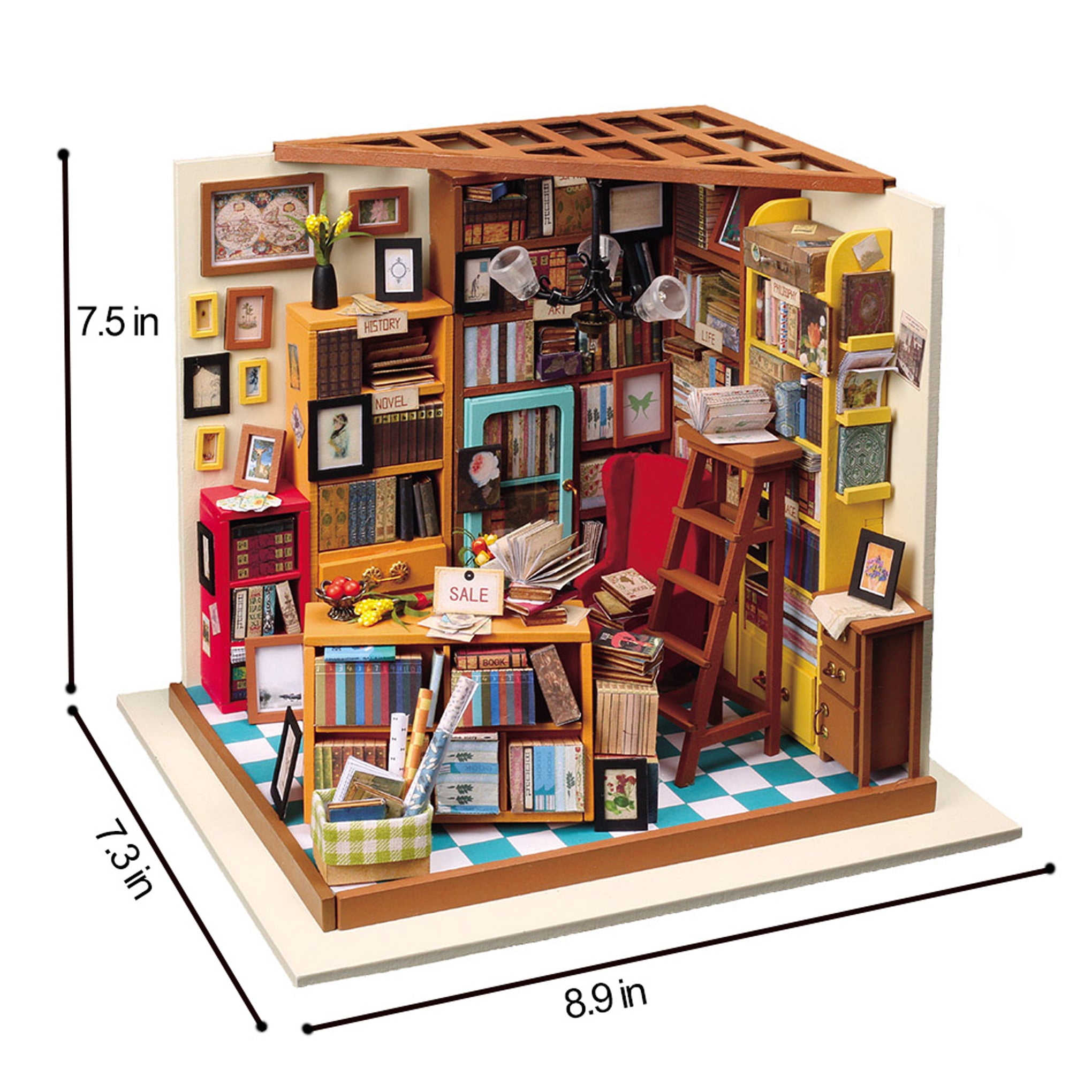 Rolife DIY Miniature House Kit - Library – MoMA Design Store
