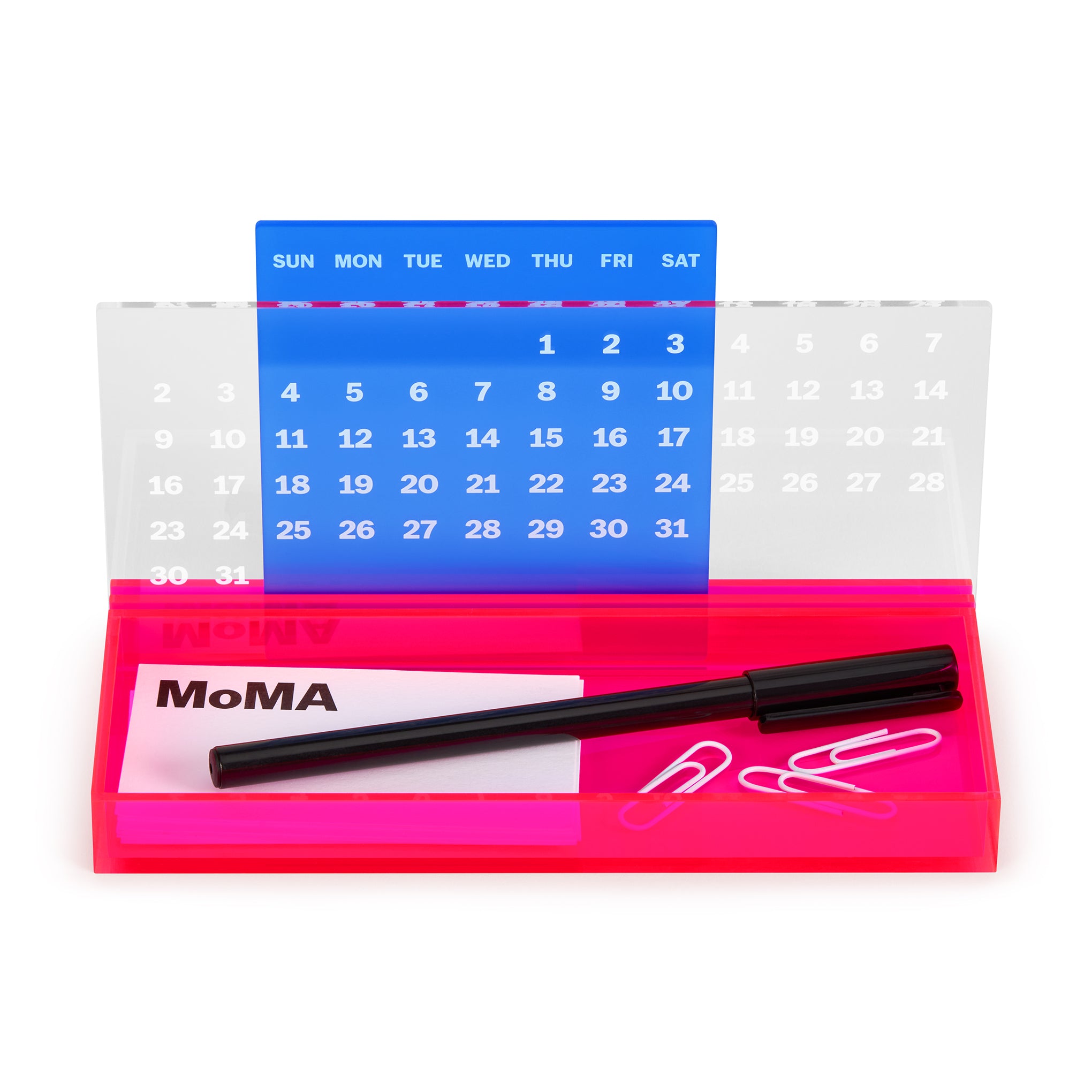 MoMA Colorplay Perpetual Calendar and Organizer - Blue – MoMA