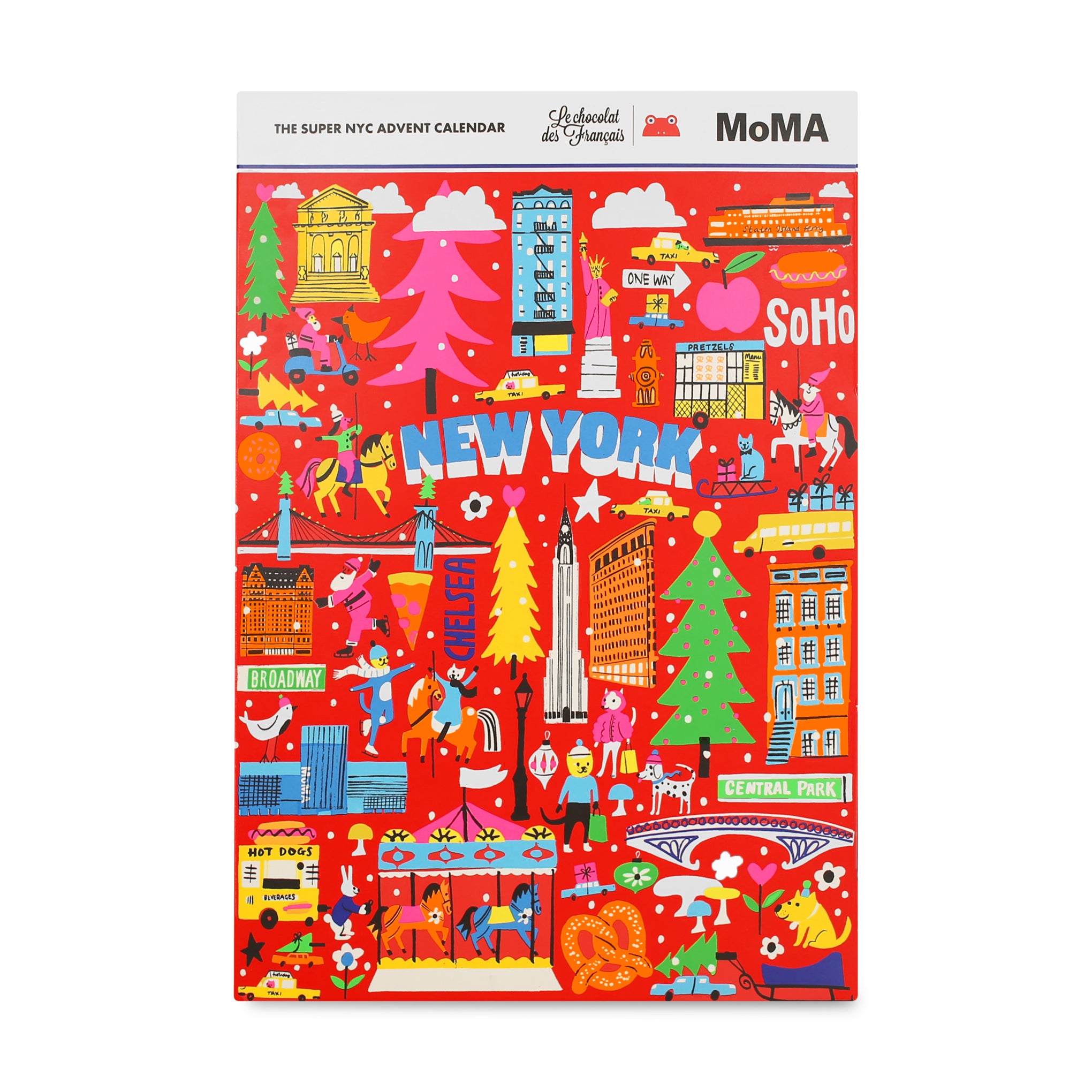 Super NYC Chocolate 24-Day Advent Calendar – MoMA Design Store Super NYC Chocolate 24-Day Advent Calendar – MoMA Design Store