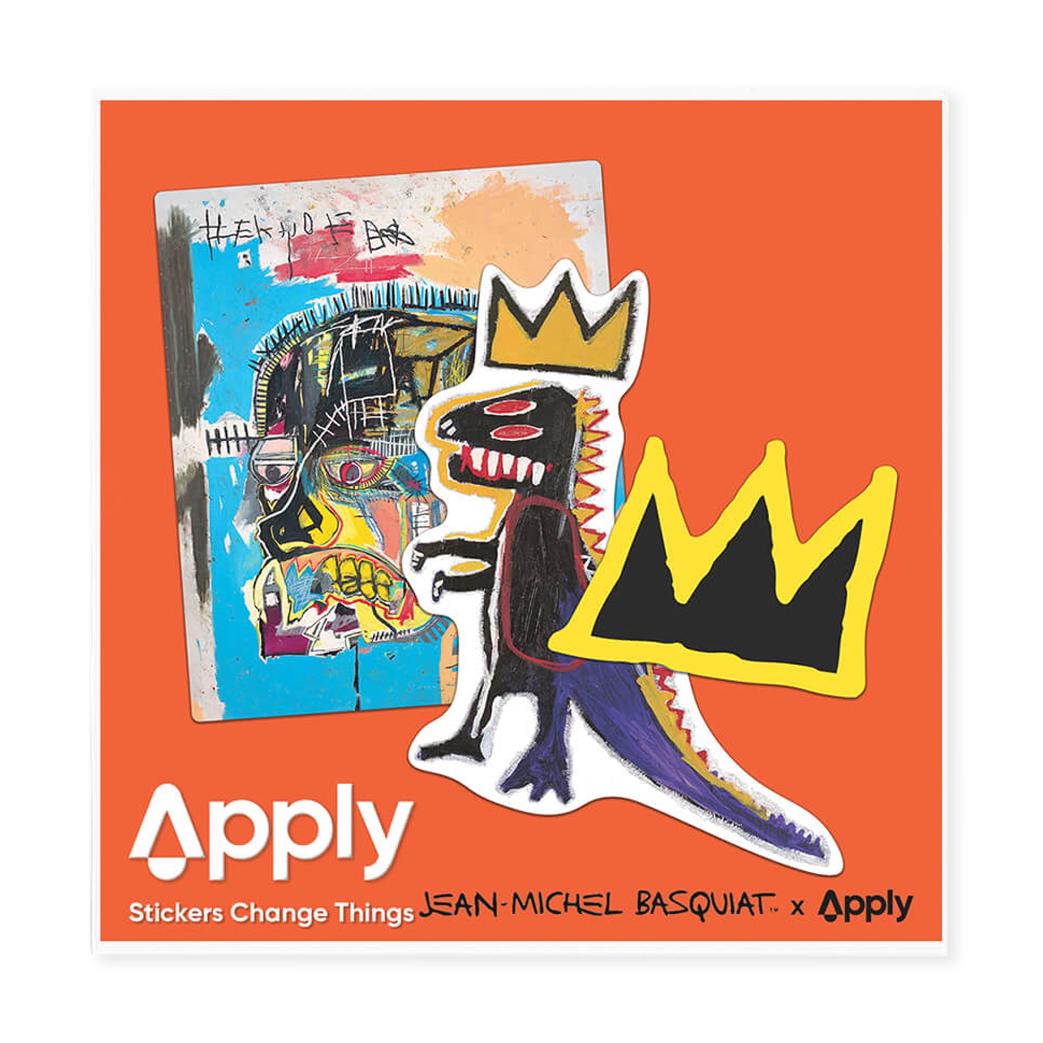 Jean-Michel Basquiat's Greatest Hits Apply Stickers - Set of 3 – MoMA ...