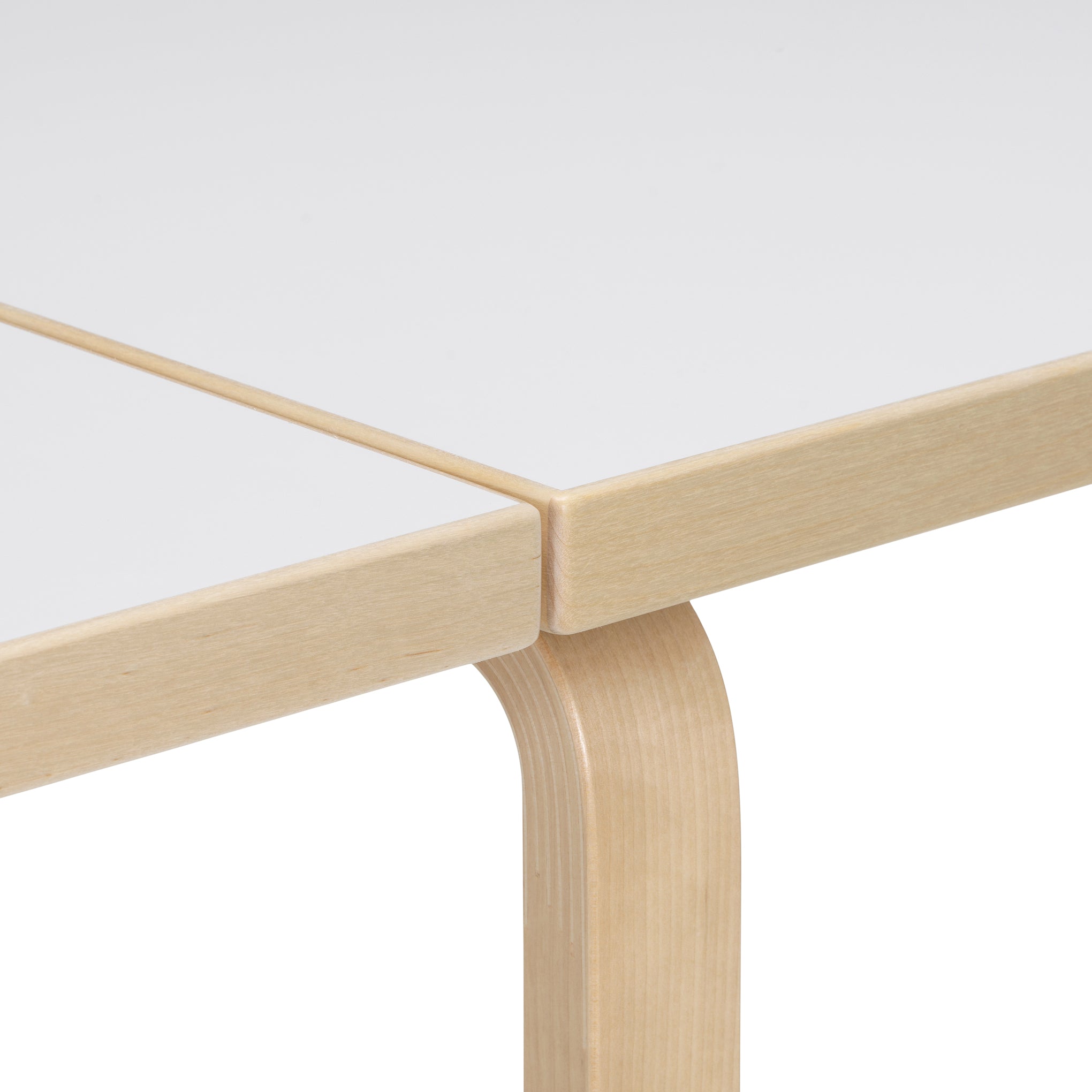 Artek Alvar Aalto Drop-Leaf Table - White HPL – MoMA Design