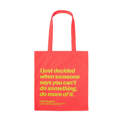 MoMA Artist Quote Totes - Faith Ringgold