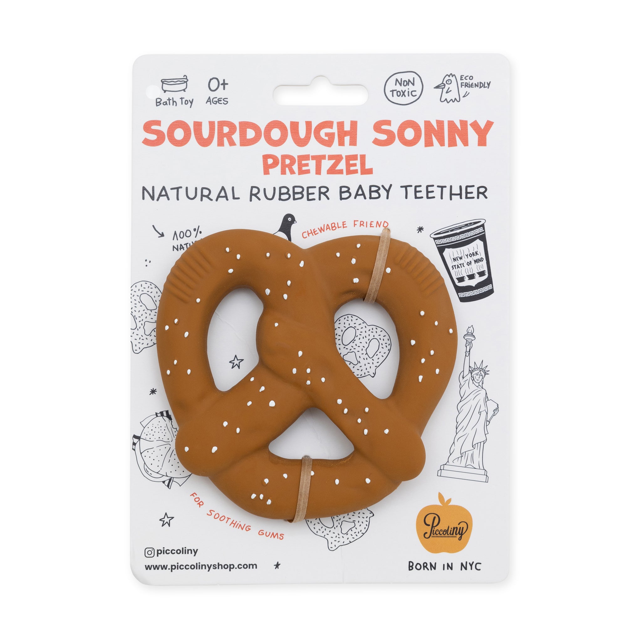 NYC Food Teether Toy - Pretzel – MoMA Design Store