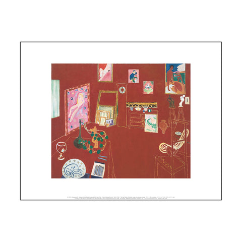 Matisse: The Red Studio Print