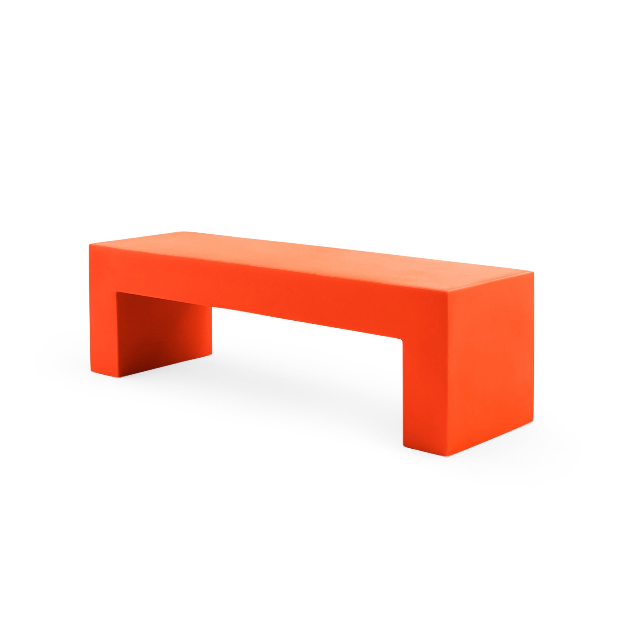 Vignelli Bench from Heller - Orange – MoMA Design Store