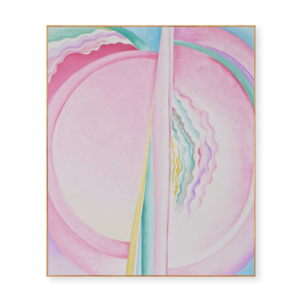 Georgia O'Keeffe Pink Abstraction Framed Print – MoMA Design Store