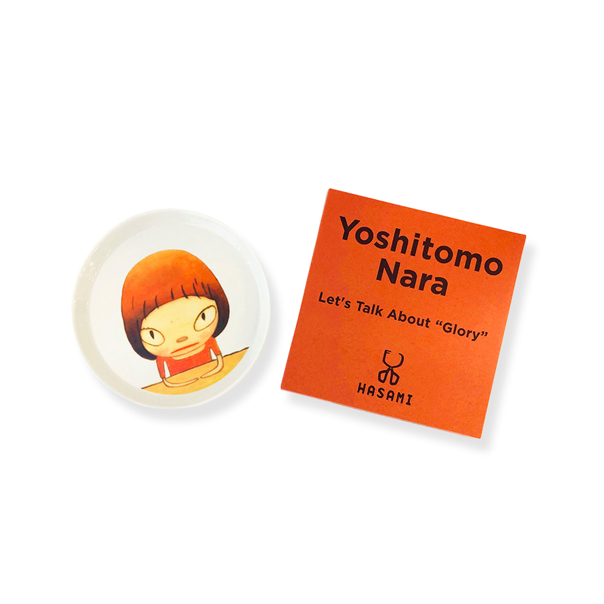 奈良美智 プレート let's talk YOSHITOMO NARA Yoshitomo Nara Let's Talk about “Glory” Porcelain Plate – MoMA