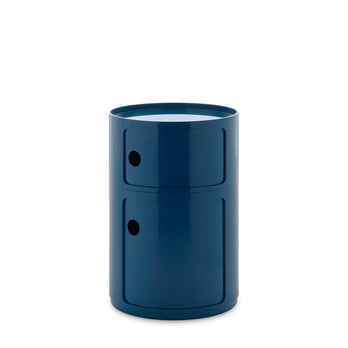Kartell Componibili Classic Big 2 Tier Storage - Petrol