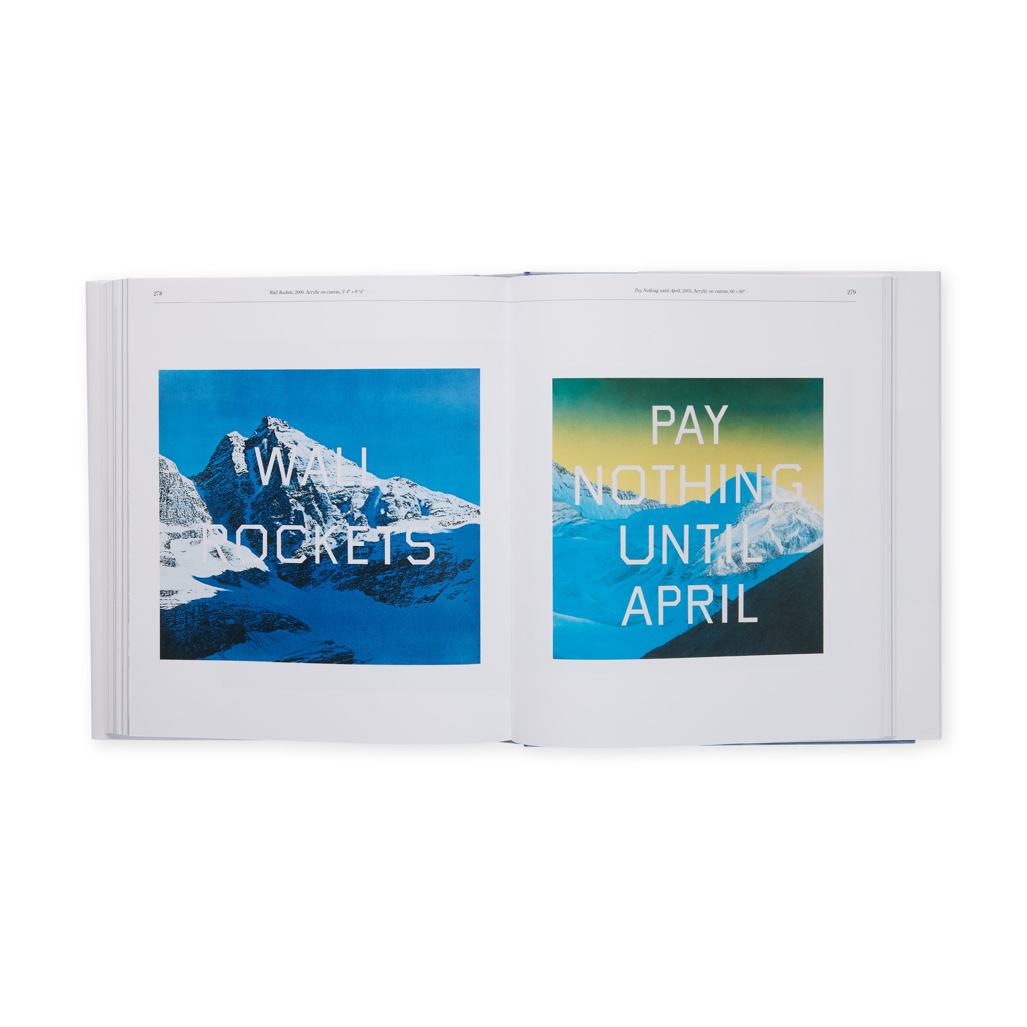 Ed Ruscha / Now Then: A Retrospective - Hardcover – MoMA Design Store