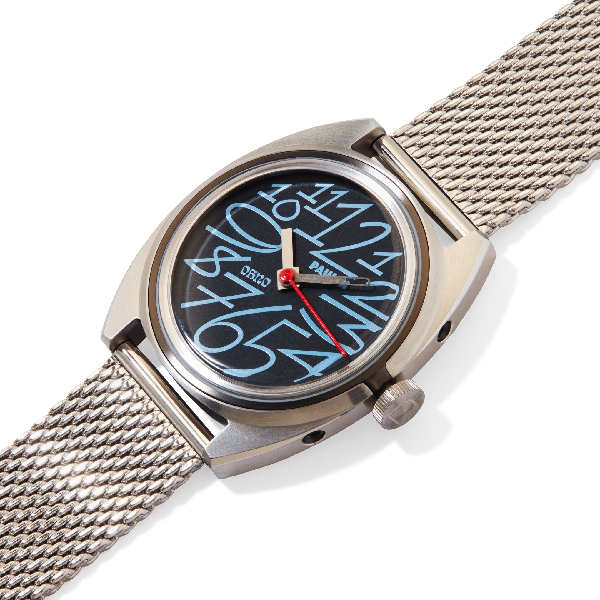 Paulin OH no Modul Quartz Watch - Black/ Silver – MoMA Design Store