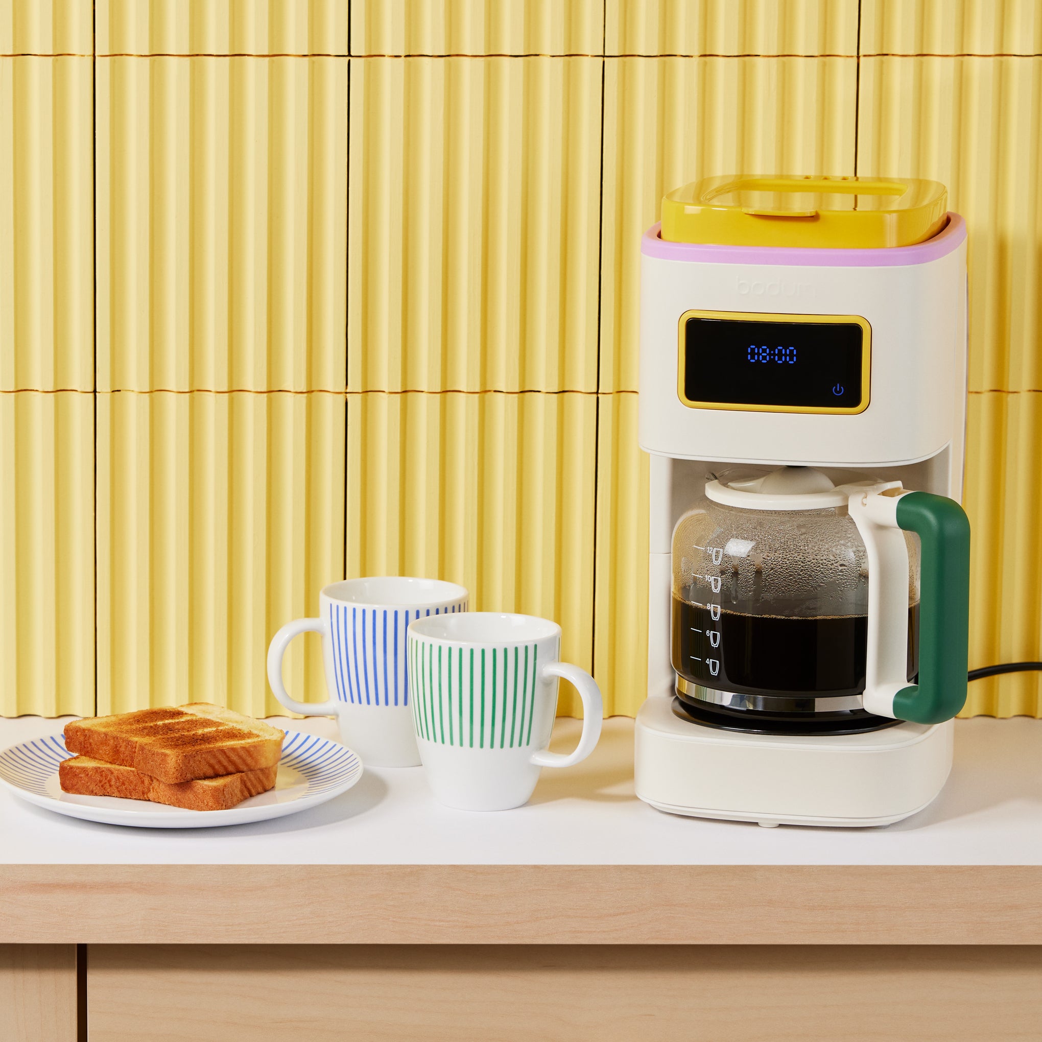 Bodum Jazz Porcelain Mugs - Set of 4 – MoMA Design Store