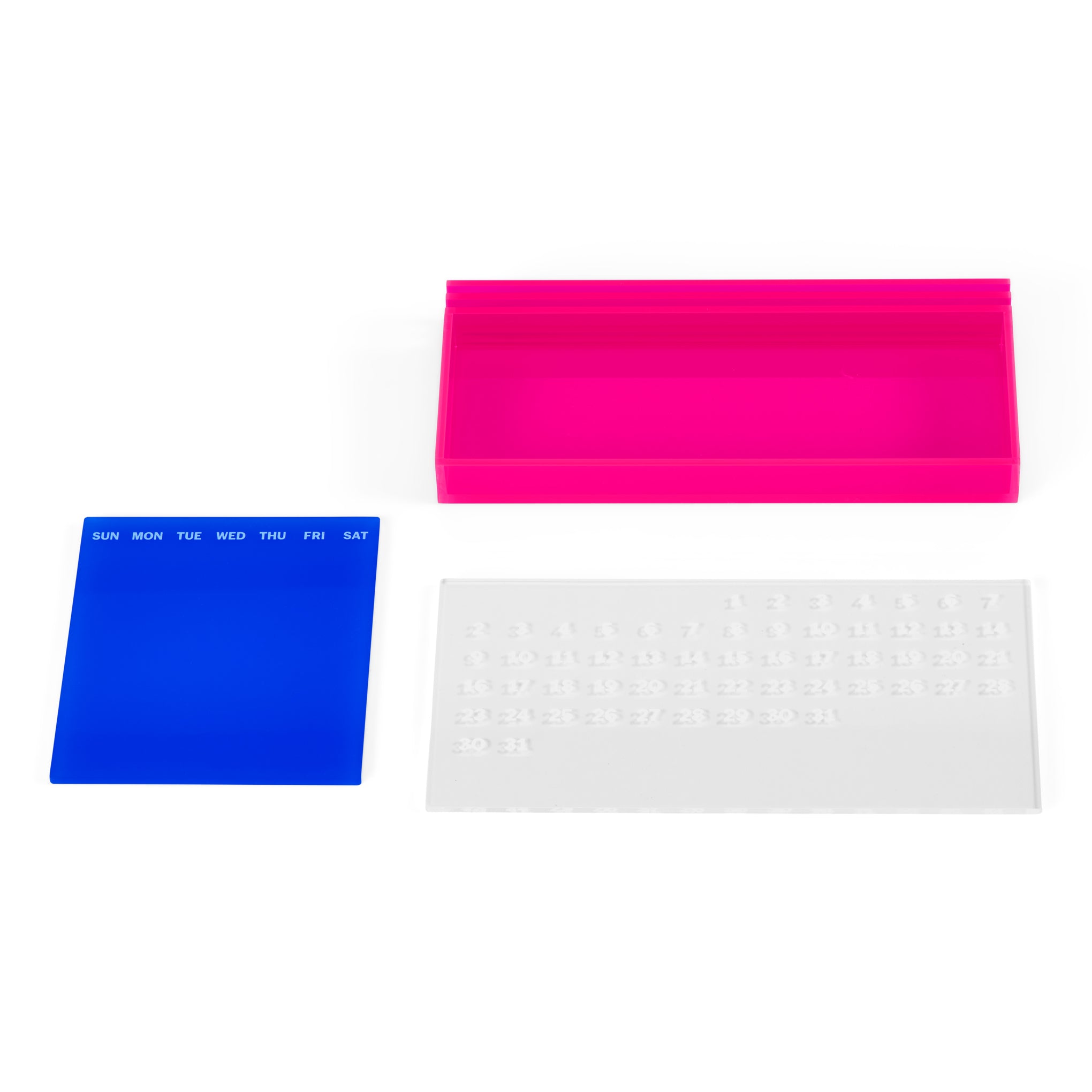 MoMA Colorplay Perpetual Calendar and Organizer - Blue – MoMA