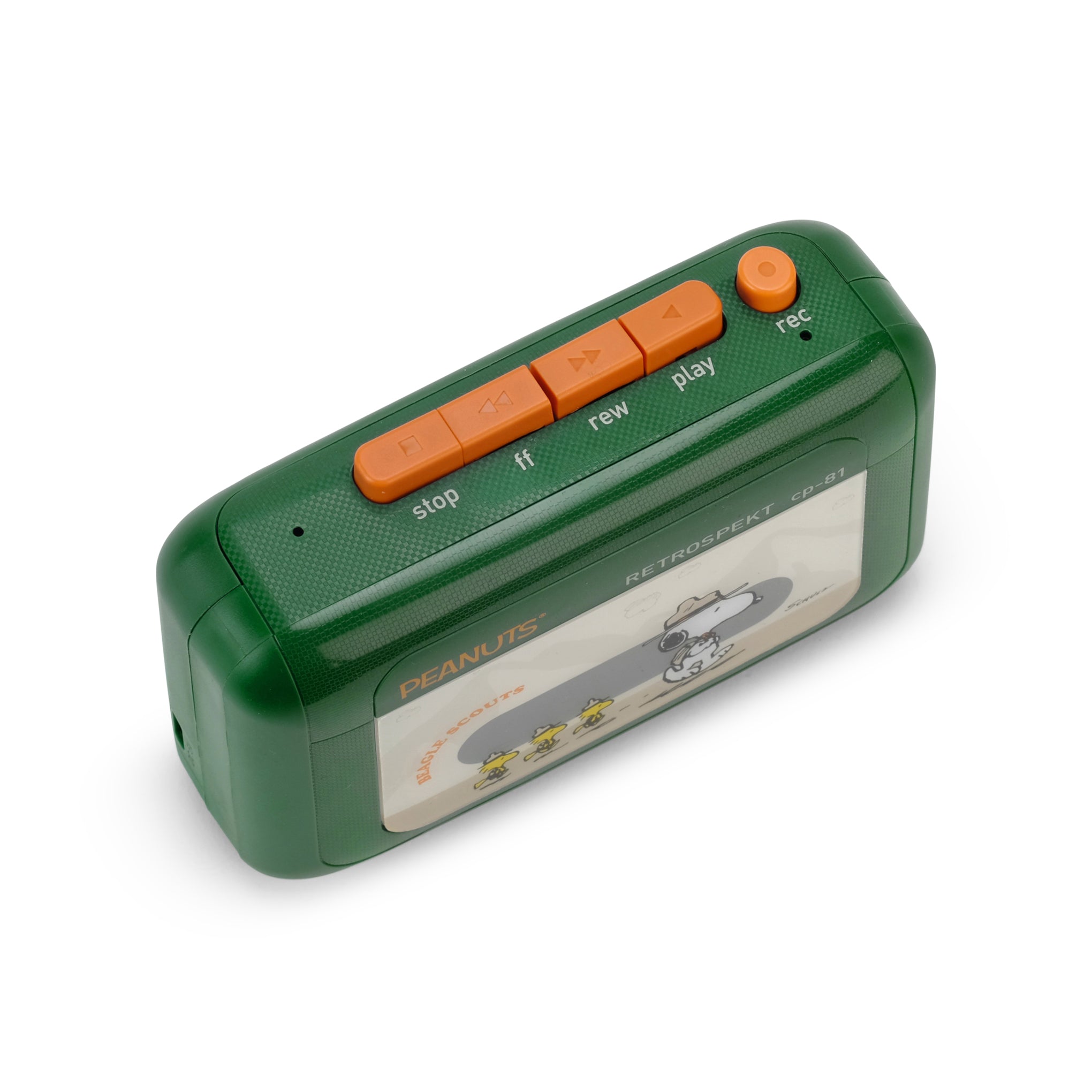 Snoopy's Beagle Scouts CP-81 Cassette Player – MoMA Design Store
