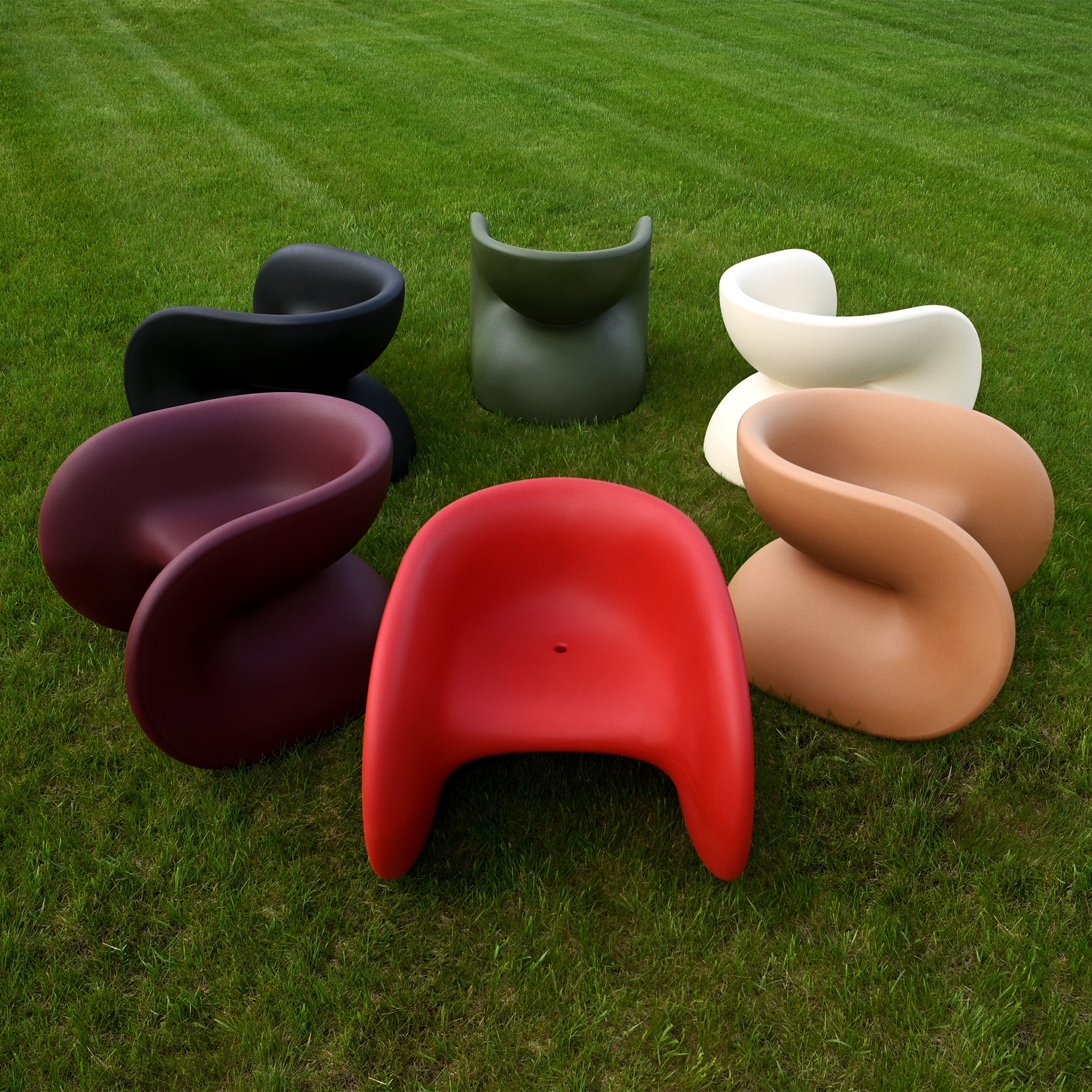 Fortune Chair™ from Heller - Tomato – MoMA Design Store