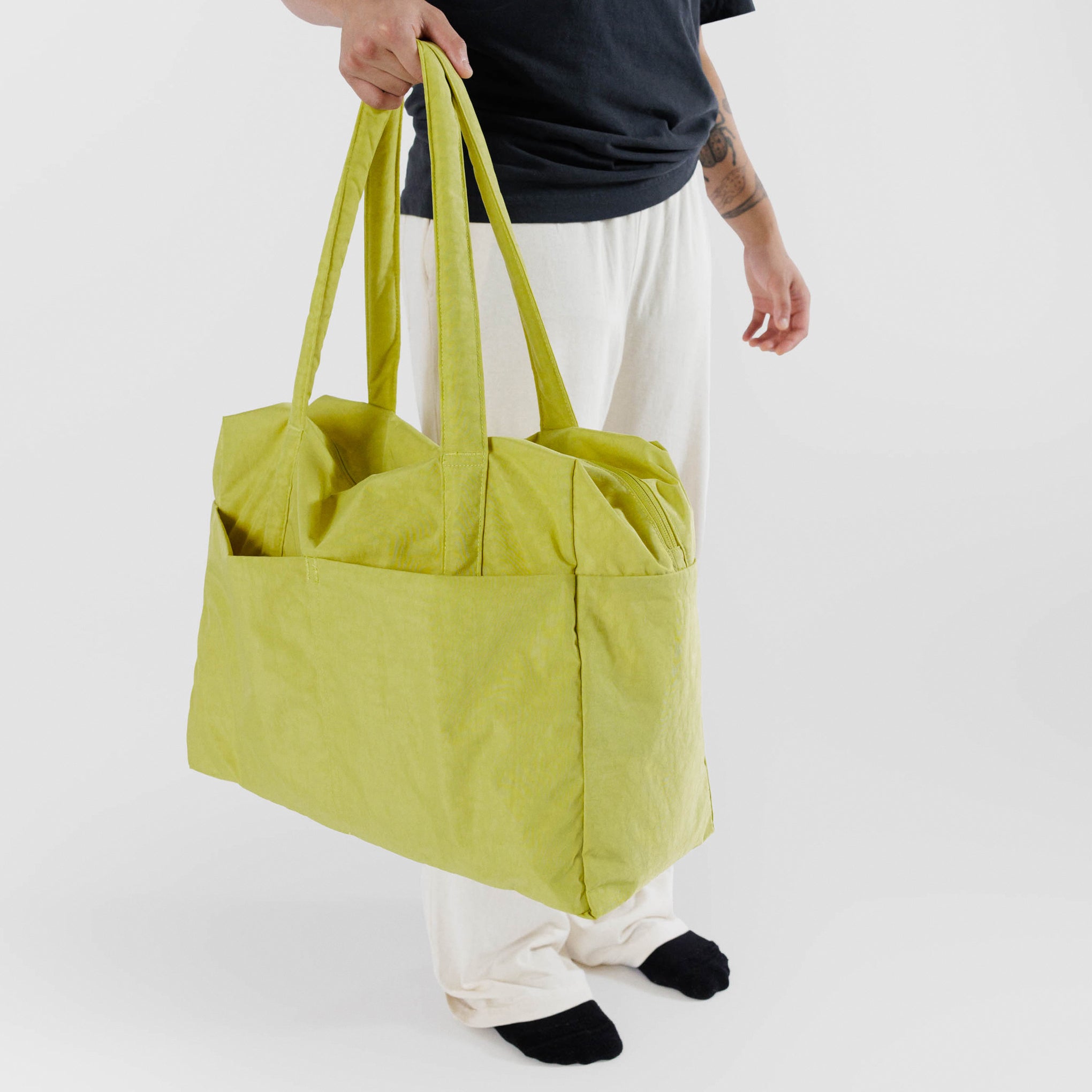 Baggu Recycled Nylon Cloud Carry-On Bag - Lemongrass – MoMA Design Store