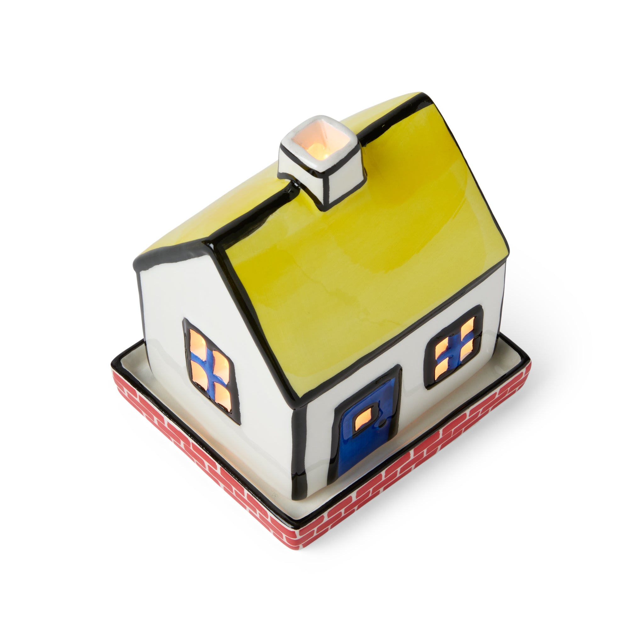 House Ceramic Tea Light Holder - Yellow – MoMA Design Store