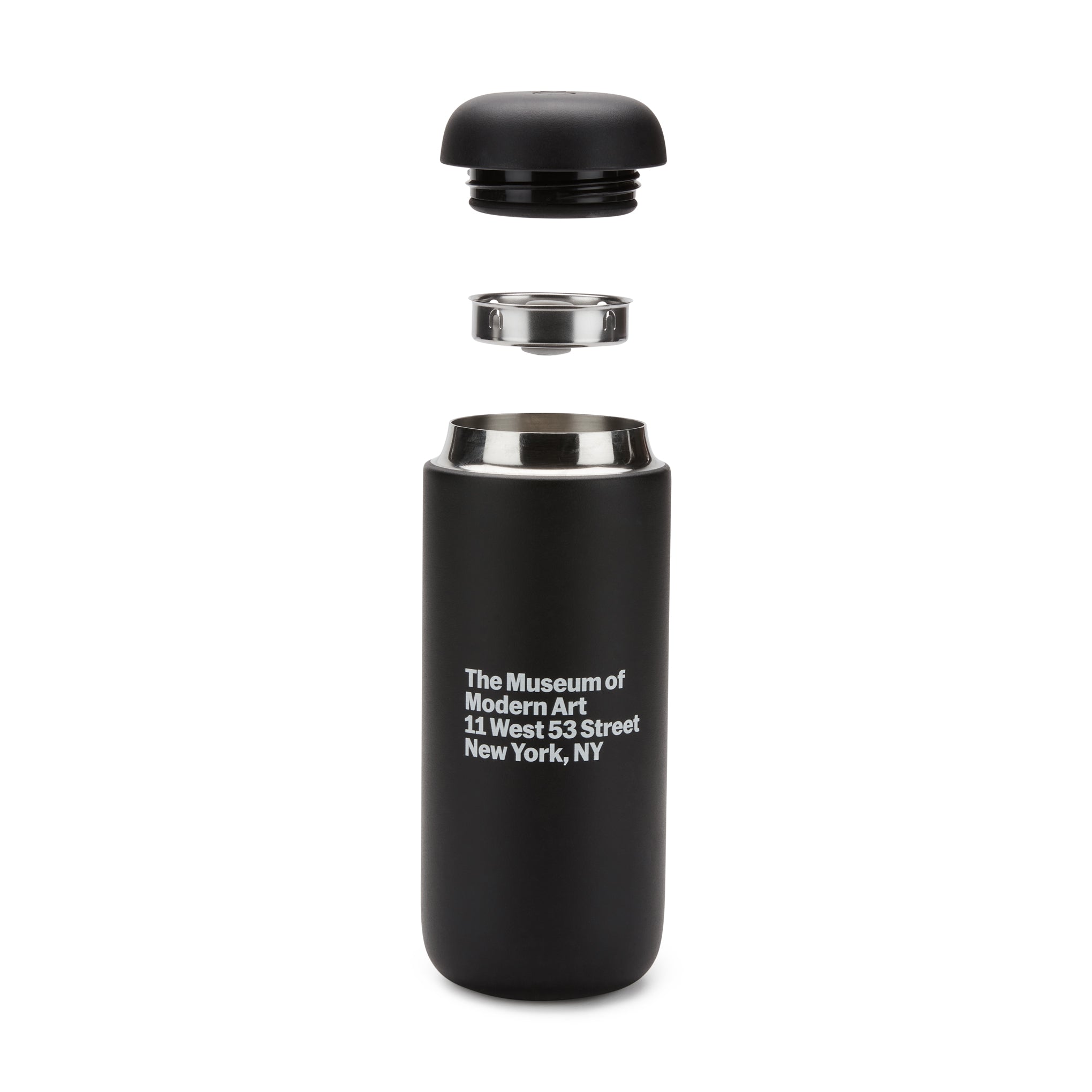 MoMA Address Insulated Travel Mug - Black – MoMA Design Store