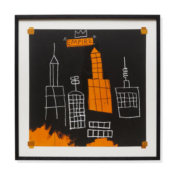 Jean-Michel Basquiat Mecca Framed Print