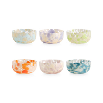 Antigua Glass Dessert Bowls - Set of 6