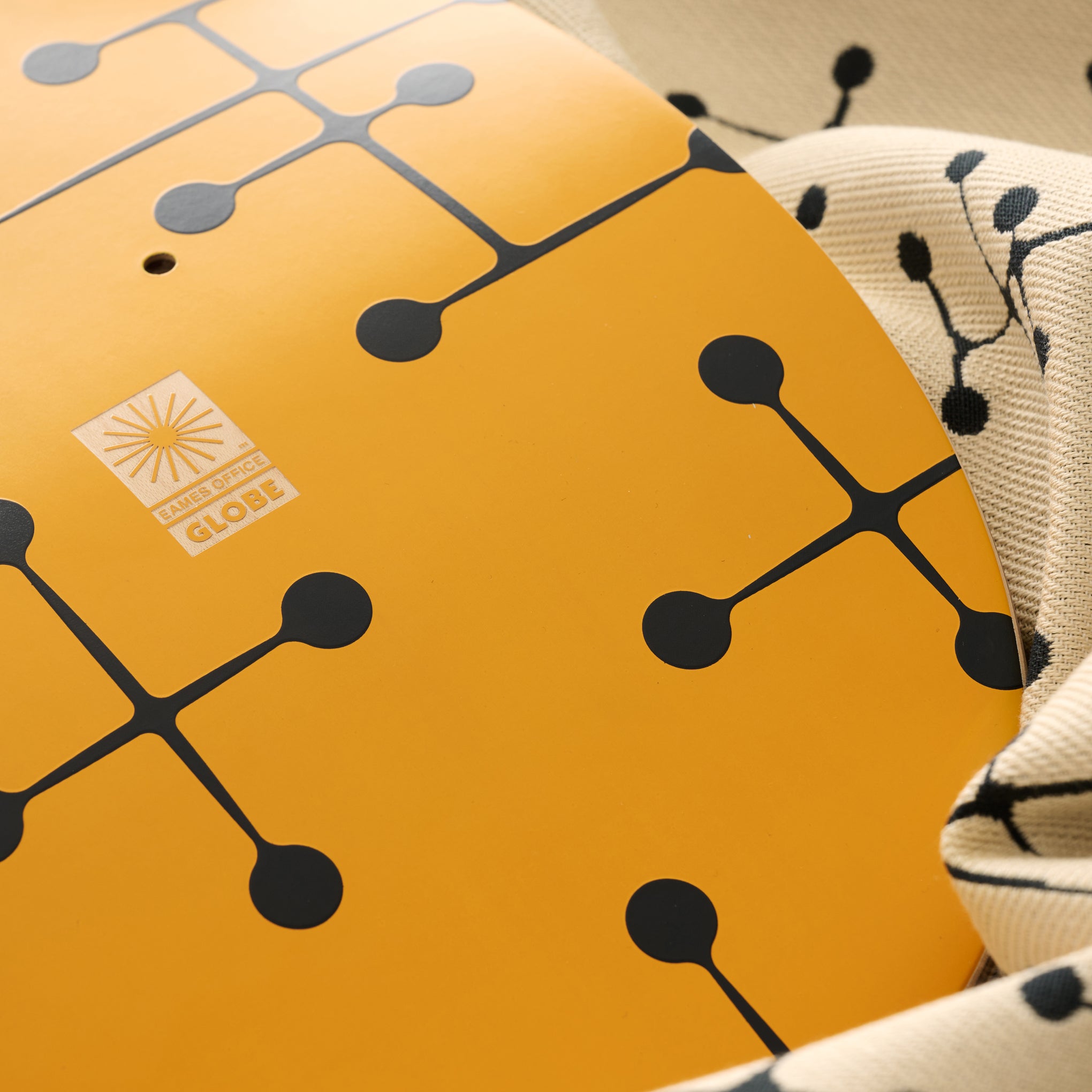 Eames Dot Pattern Skateboard - Yellow – MoMA Design Store