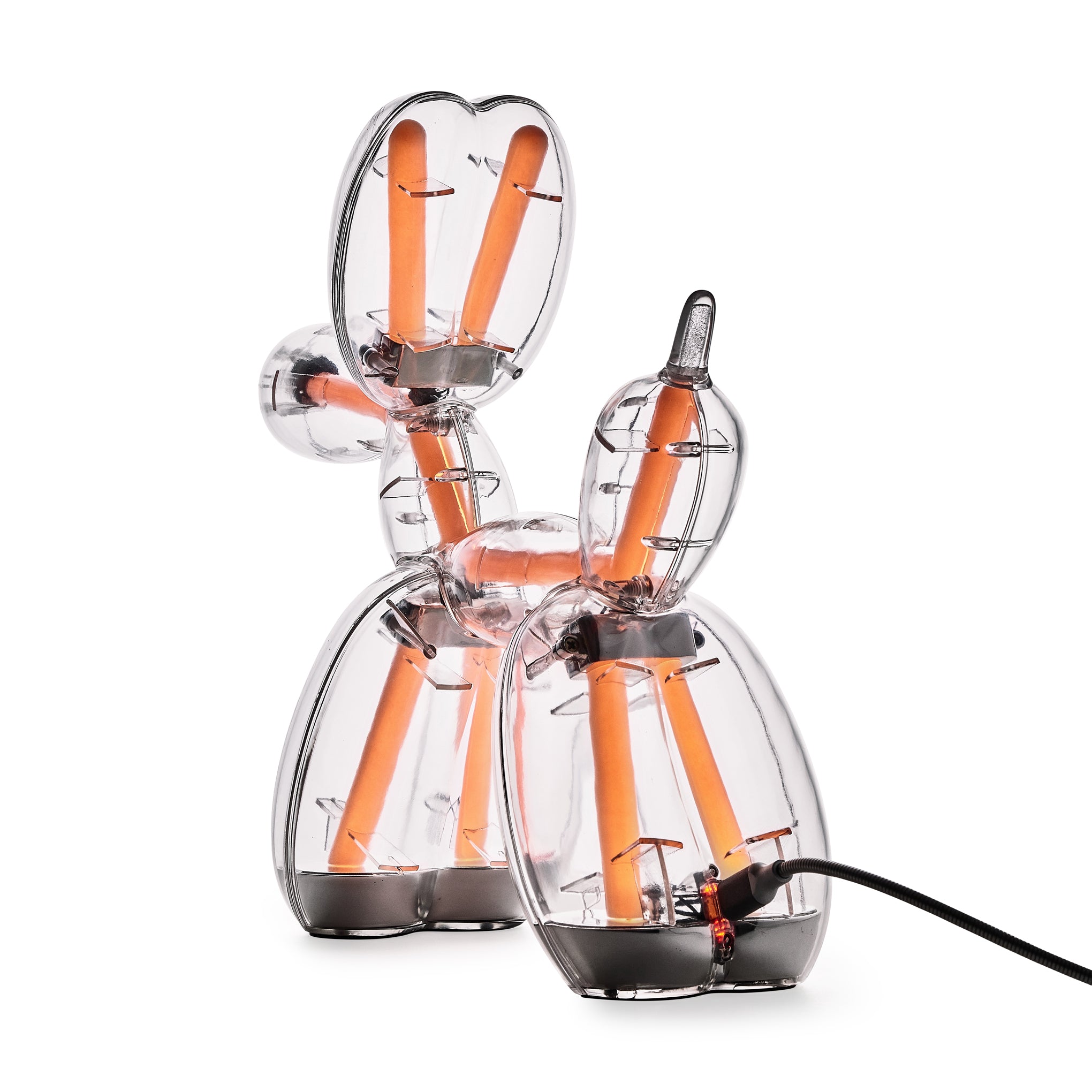 Jeff Koons Balloon Dog LED Lamp from Lexon - Transparent – MoMA